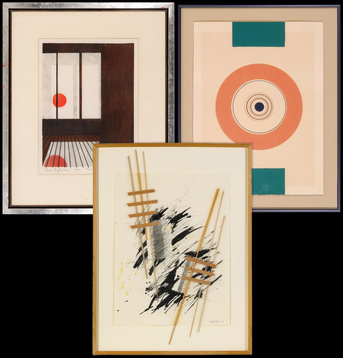 LATE 20TH CENTURY MODERNIST AND ABSTRACT WORKS ON PAPER