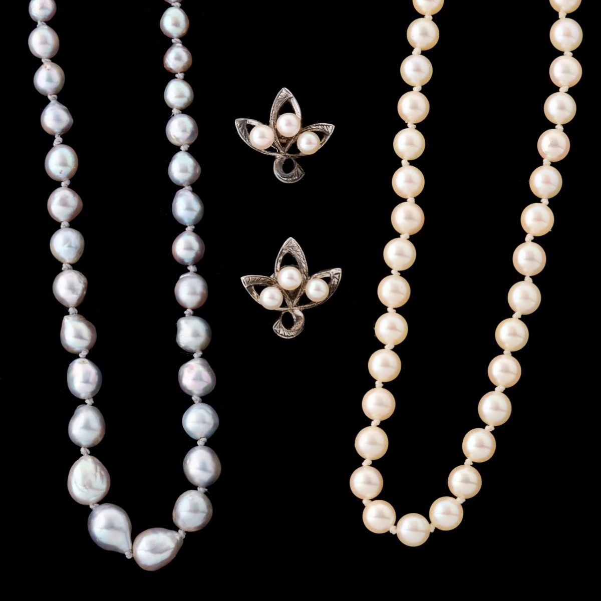 CULTURED PEARL ESTATE JEWELRY