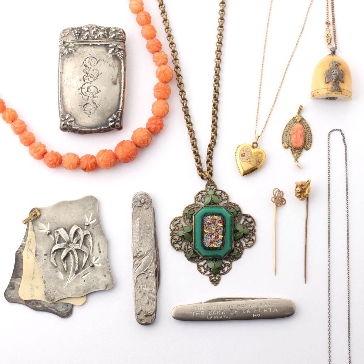 ANTIQUE JEWELRY AND OBJECTS OF INTEREST