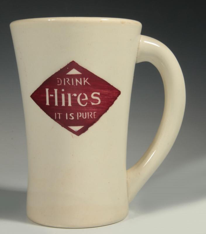 A CIRCA 1900 HIRES ROOT BEER SODA FOUNTAIN MUG 