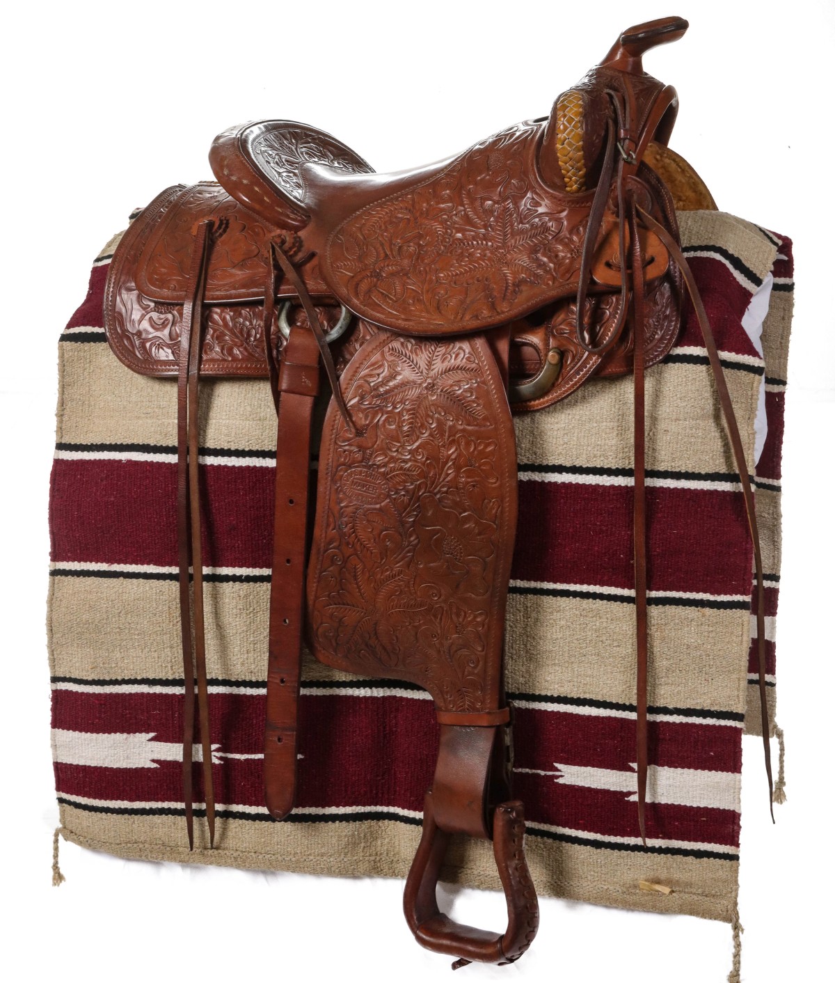 A VERY ELABORATE CHARLES P. SHIPLEY WESTERN SADDLE