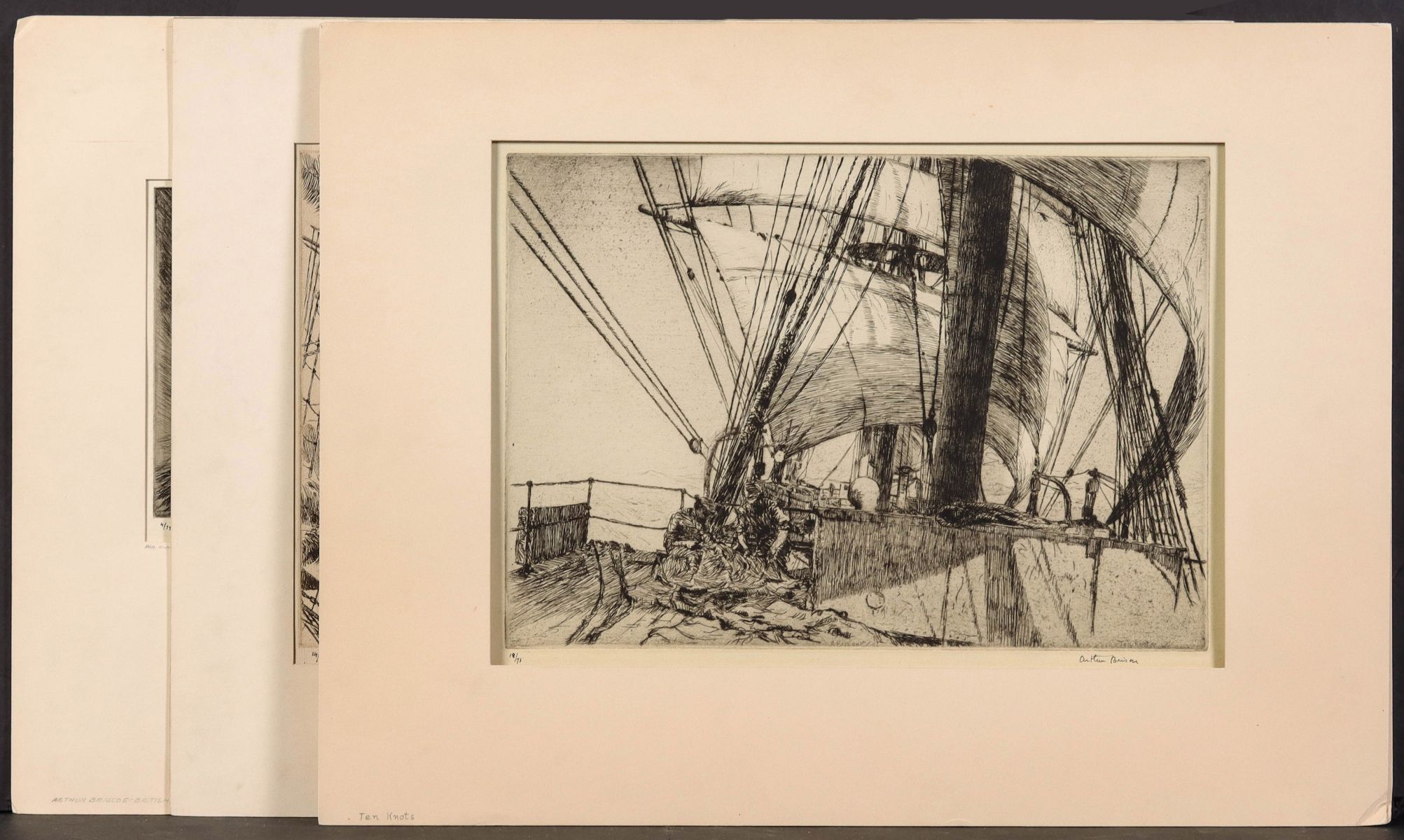 ARTHUR BRISCOE (1920-1997) SIGNED ETCHINGS