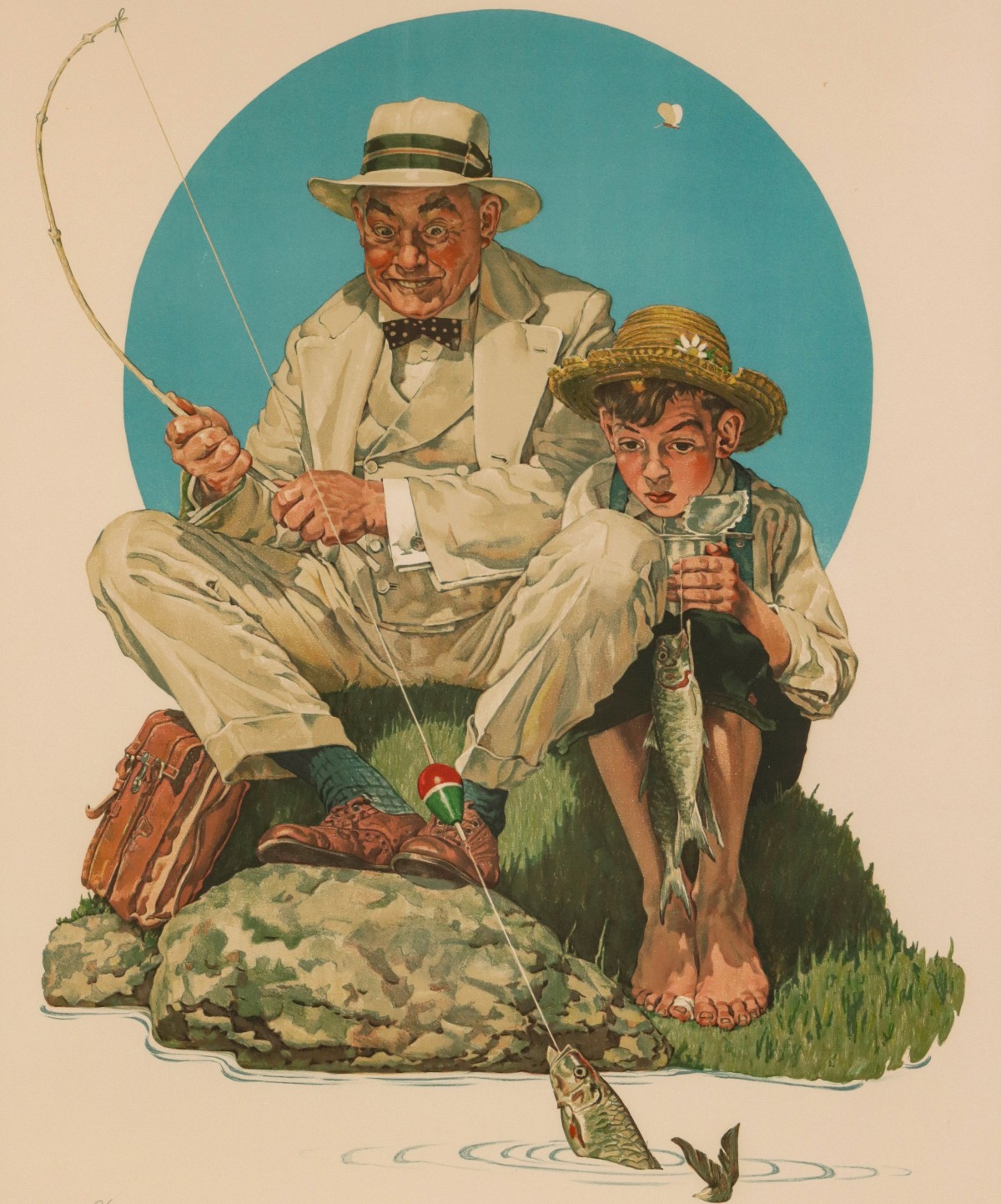 NORMAN ROCKWELL (1894-1978) COLOR LITHOGRAPH