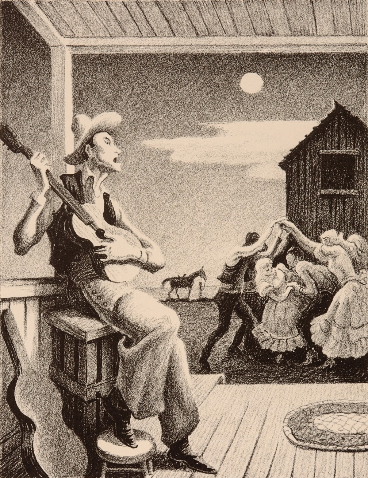 AFTER THOMAS HART BENTON (1889-1975) LITHOGRAPH