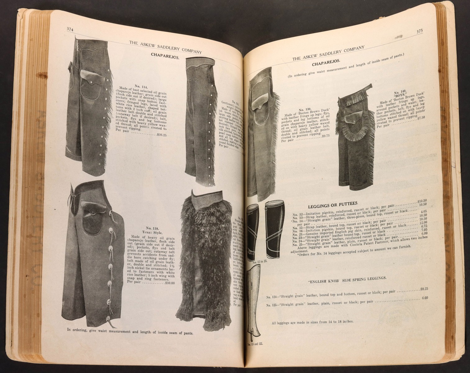 ASKEW SADDLERY KANSAS CITY TRADE CATALOG FOR 1914