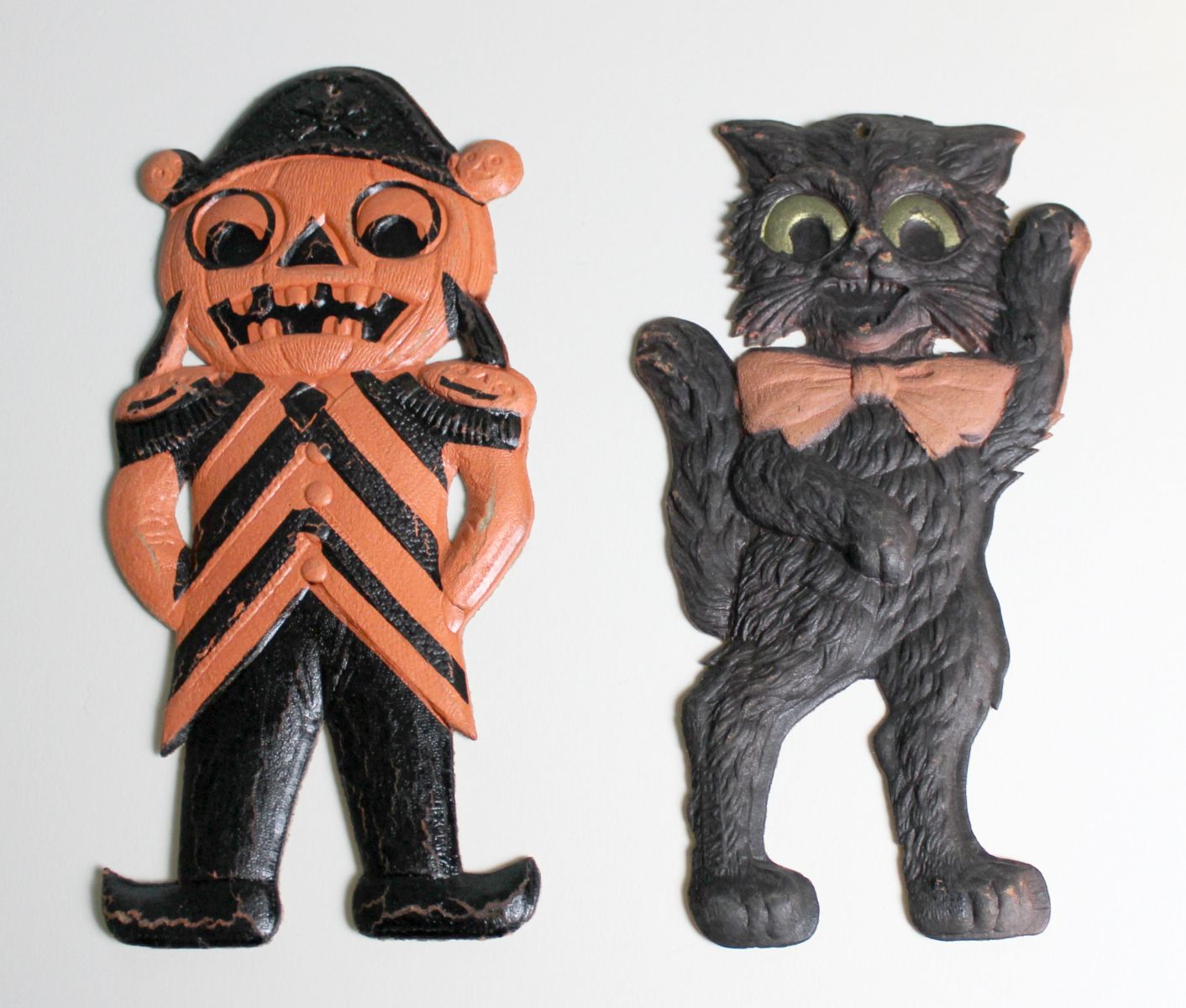 GERMAN DIE-CUT EMBOSSED HALLOWEEN DECORATIONS