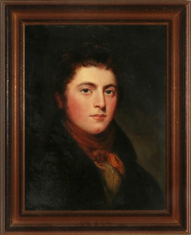 A 19TH C. BRITISH SCHOOL OIL ON CANVAS PORTRAIT