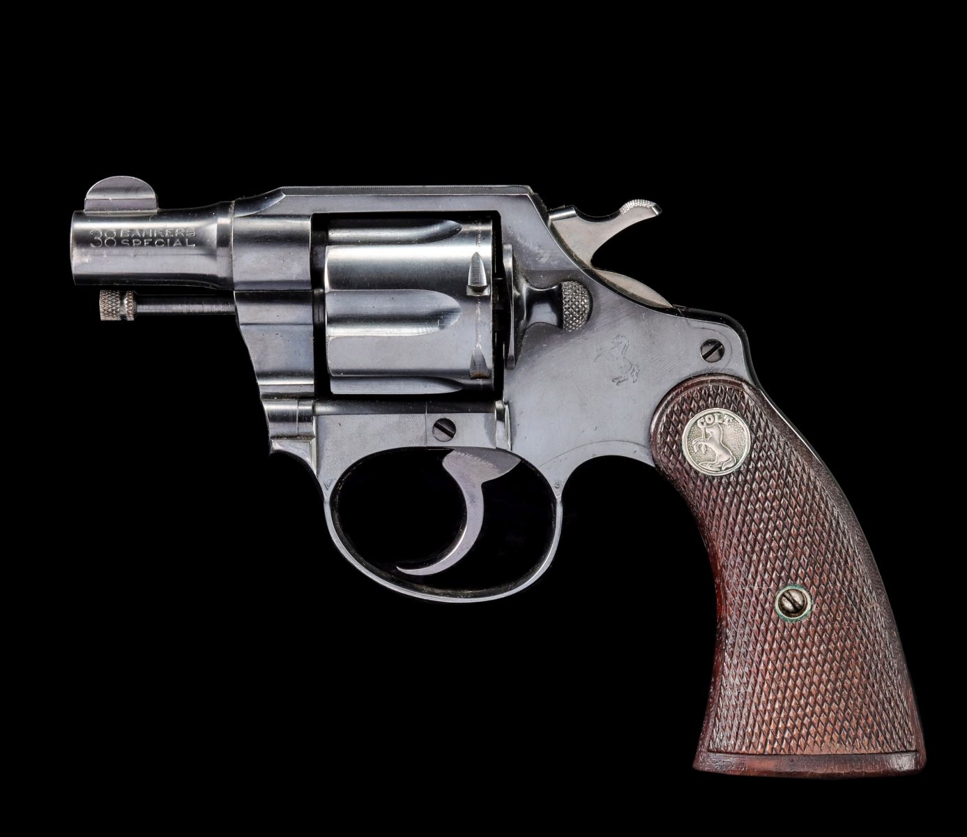 COLT 38 BANKER'S SPECIAL 38S&W REVOLVER MADE 1929