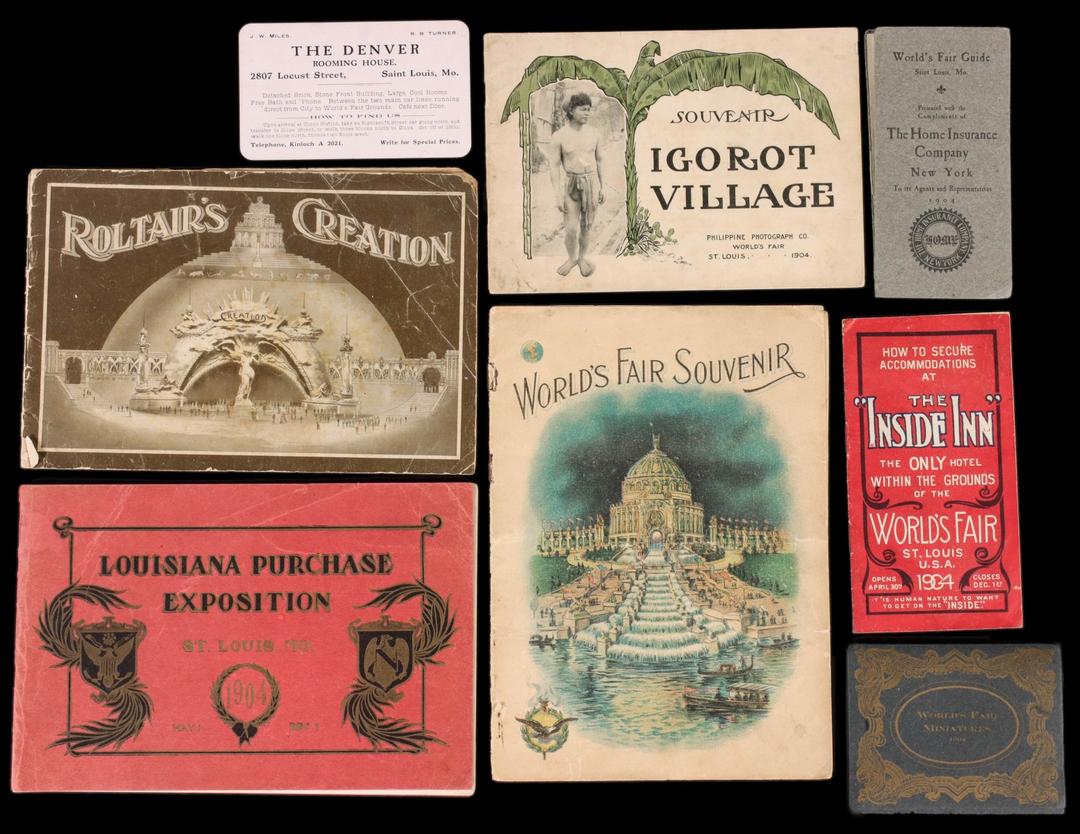 A COLLECTION OF 1904 WORLD'S FAIR PAPER EPHEMERA