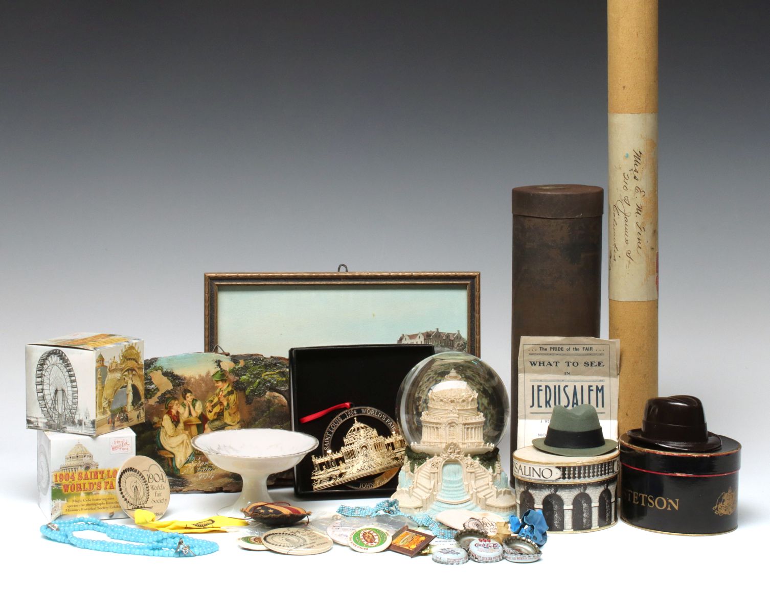 A COLLECTION OF 1904 WORLD'S FAIR MEMORABILIA