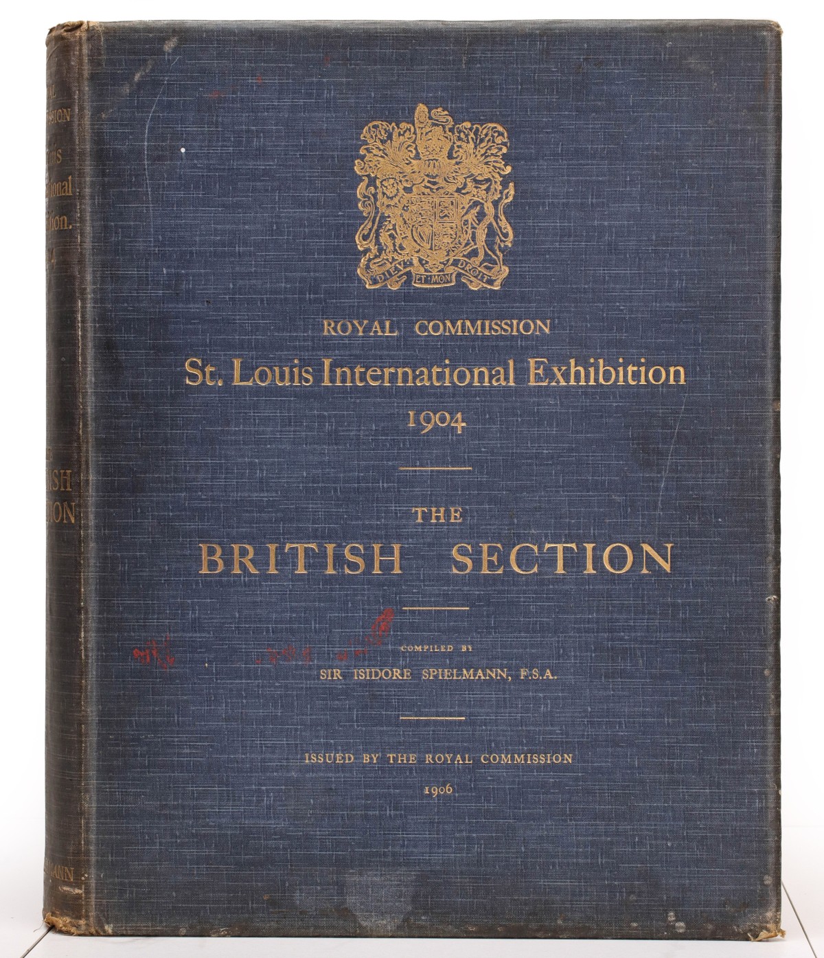 SPEILMANN 'ST. LOUIS EXHIBITION BRITISH SECTION 1904'