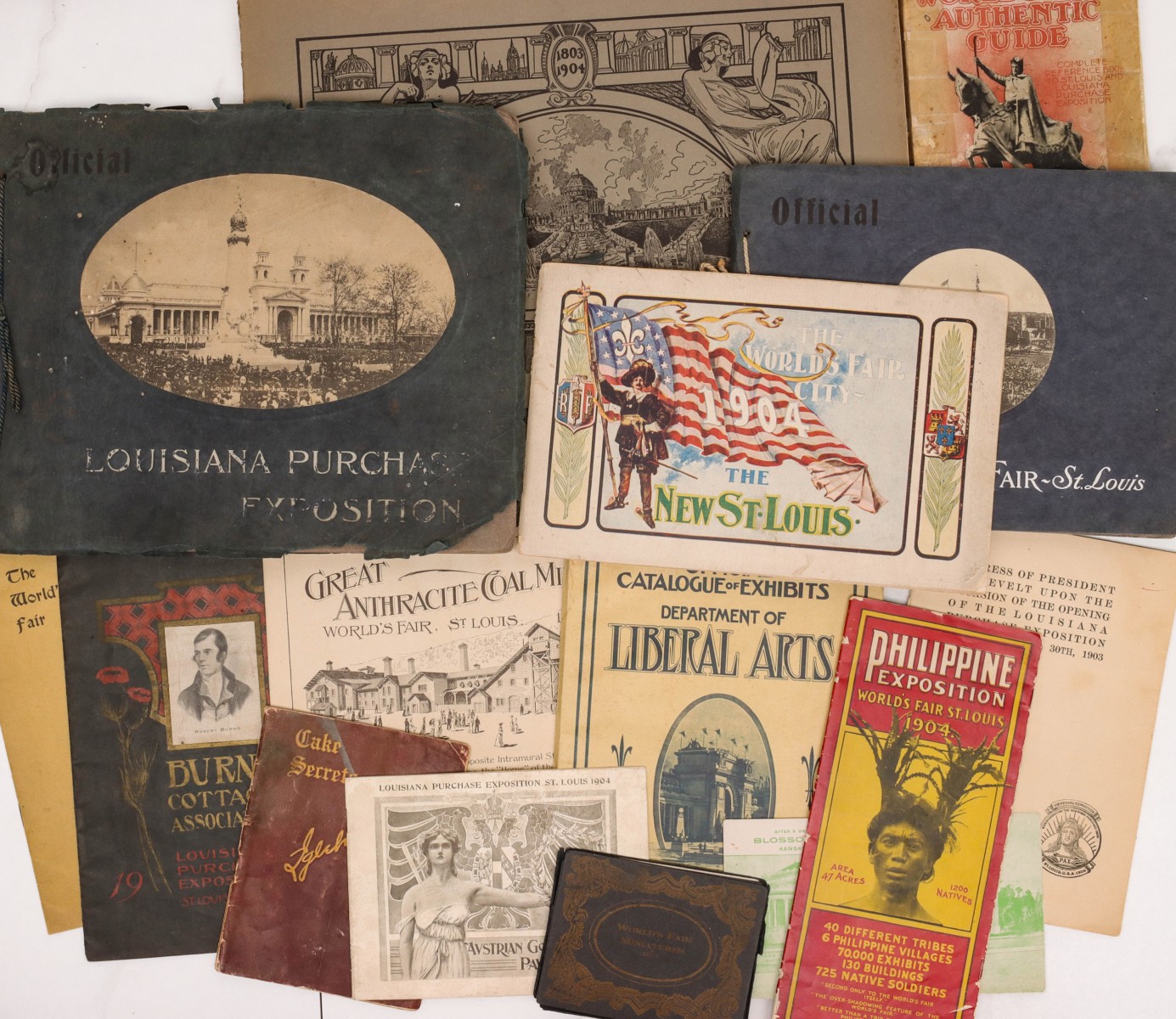 A COLLECTION OF 1904 WORLD'S FAIR PAPER EPHEMERA