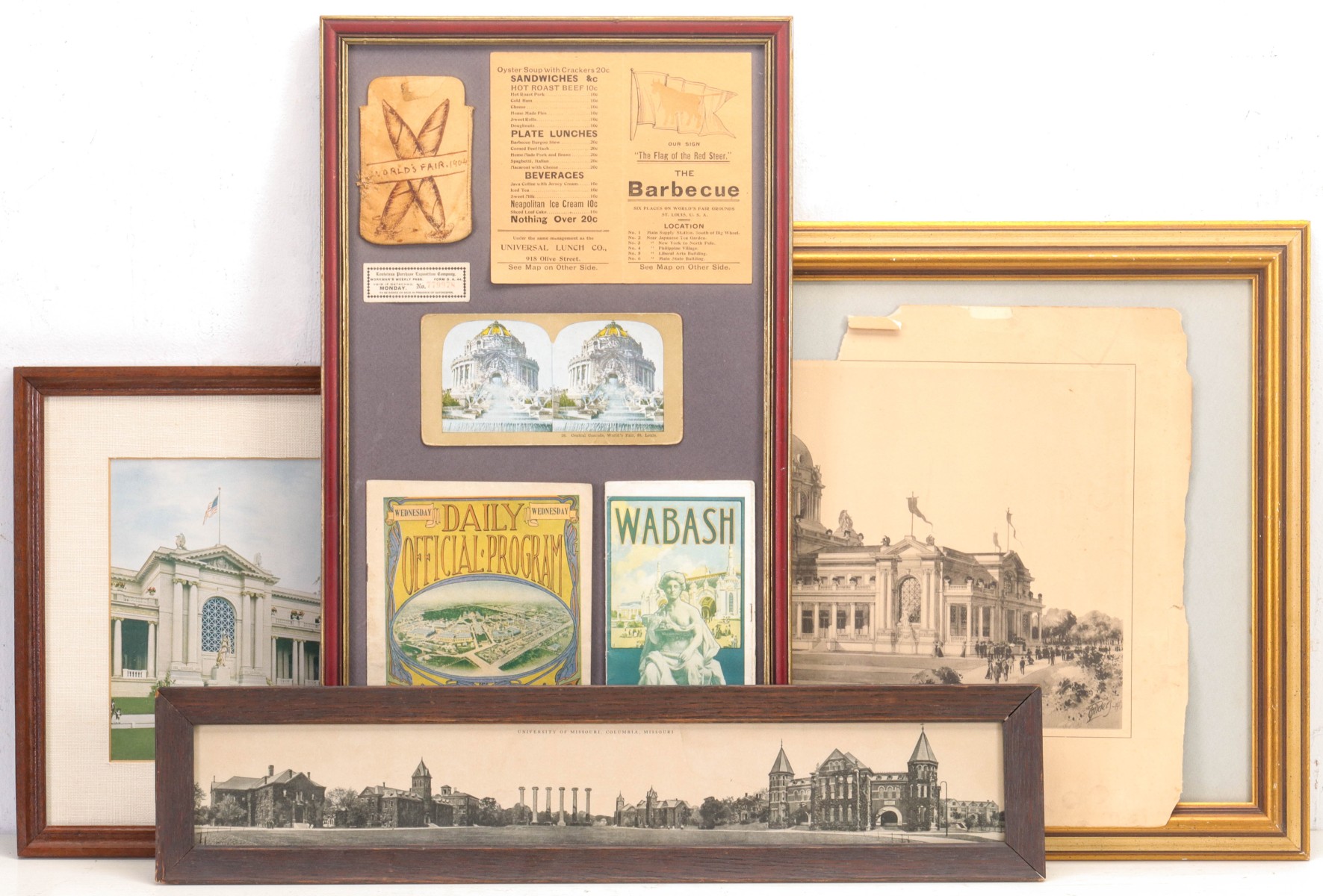 A COLLECTION OF 1904 WORLD'S FAIR PAPER EPHEMERA