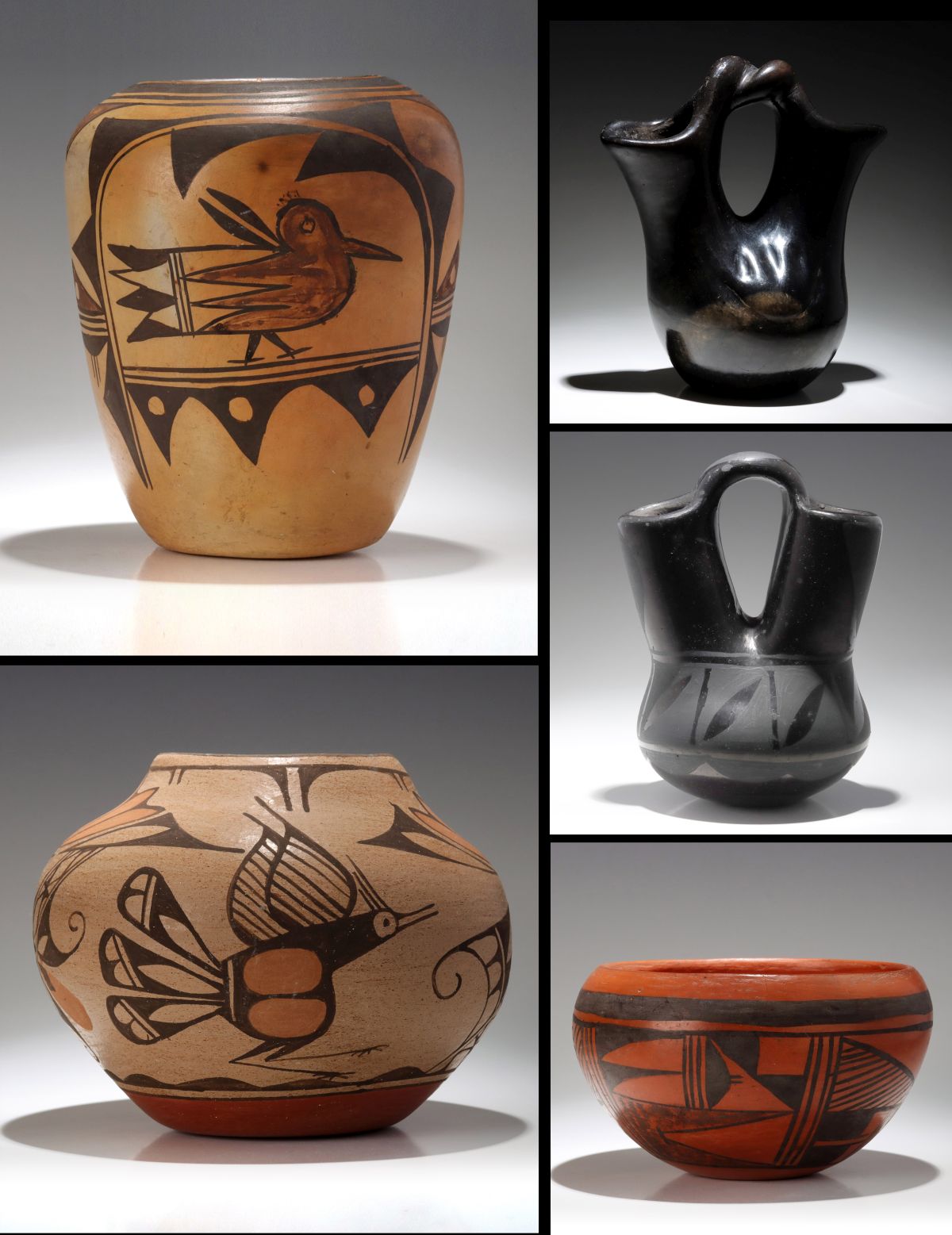 A COLLECTION OF NATIVE AMERICAN PUEBLO POTTERY