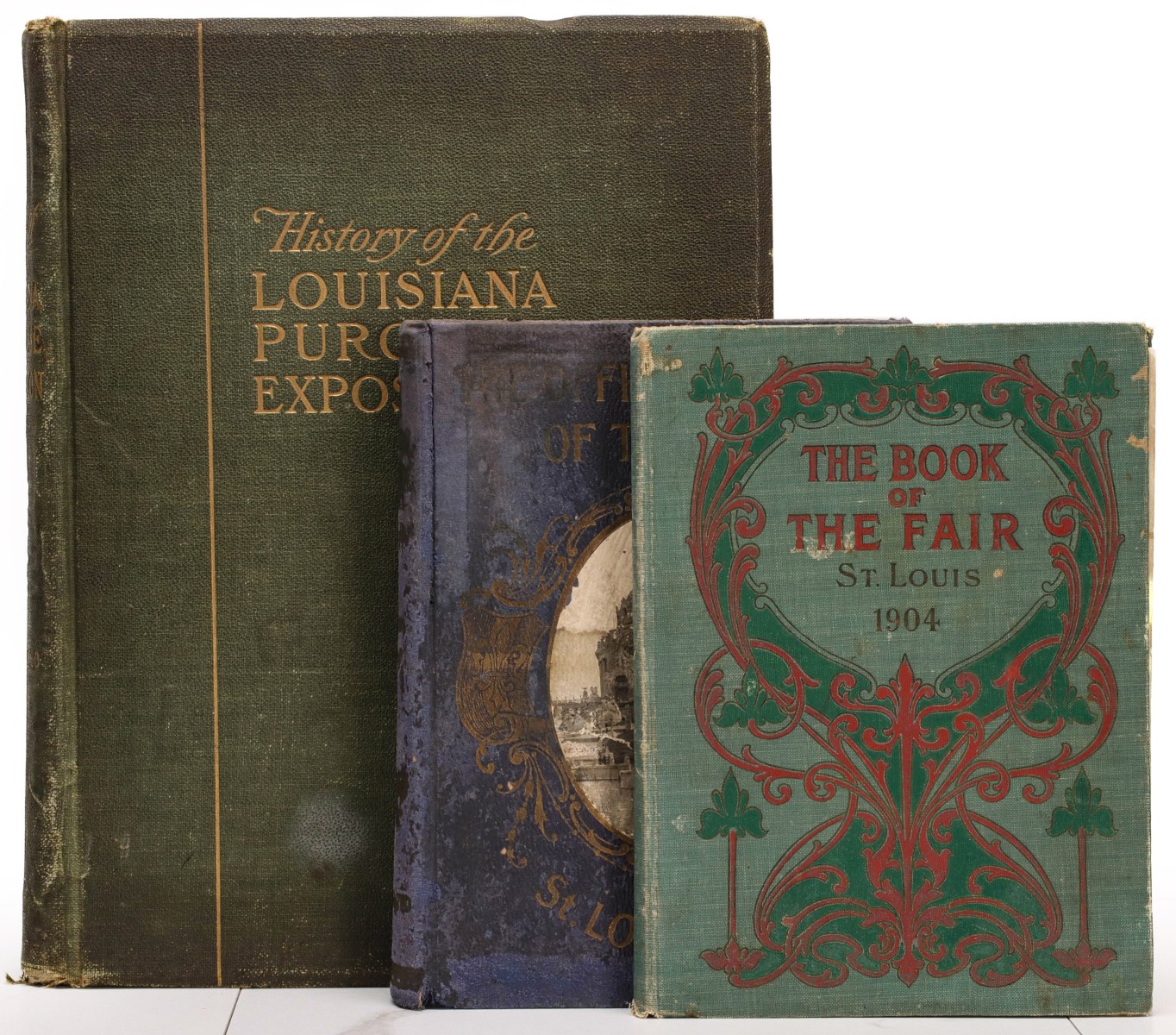 THREE VOLUMES OF HISTORY OF THE 1904 WORLD'S FAIR