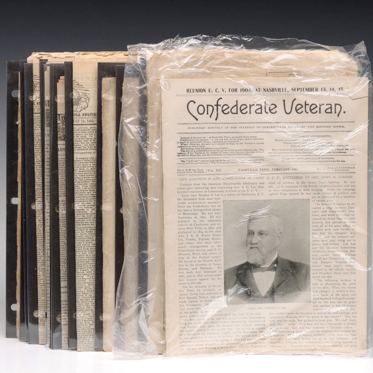 CONFEDERATE VETERAN MAGAZINES AND CIVIL WAR NEWSPAPERS