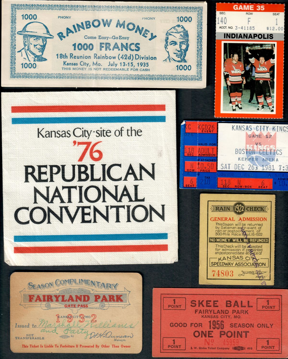 LARGE ALBUM FULL OF KANSAS CITY EPHEMERA