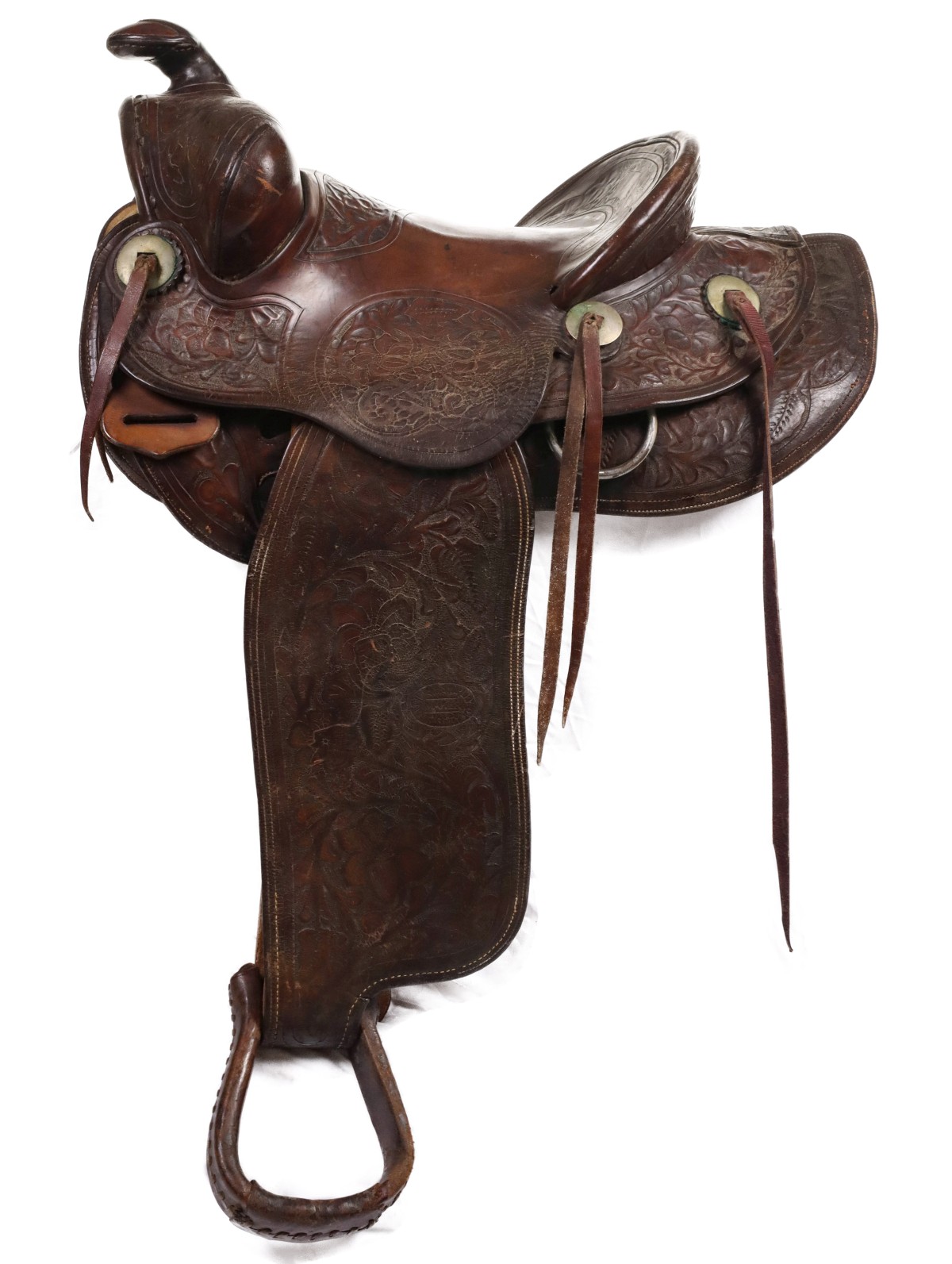 SHIPLEY NO. 325 SADDLE WITH 'SPECIAL ROPING' TREE