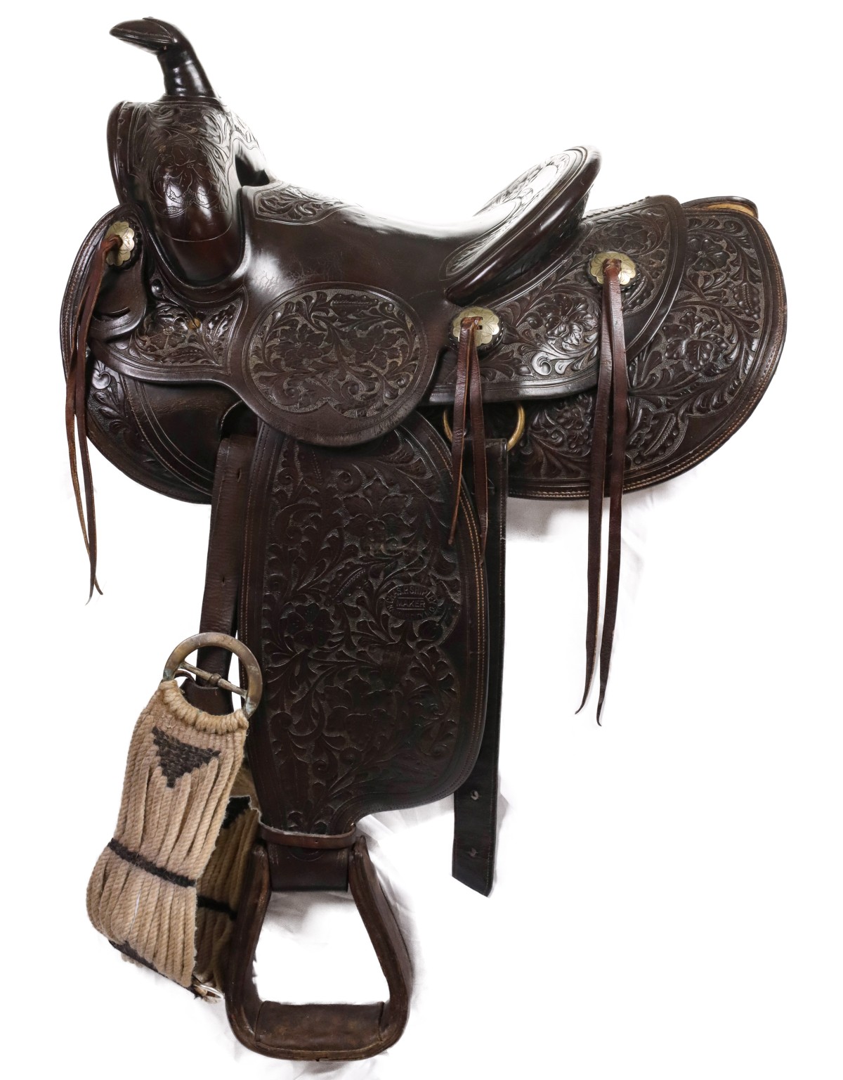 SHIPLEY NO. 325 SADDLE WITH 'SPECIAL ROPING' TREE