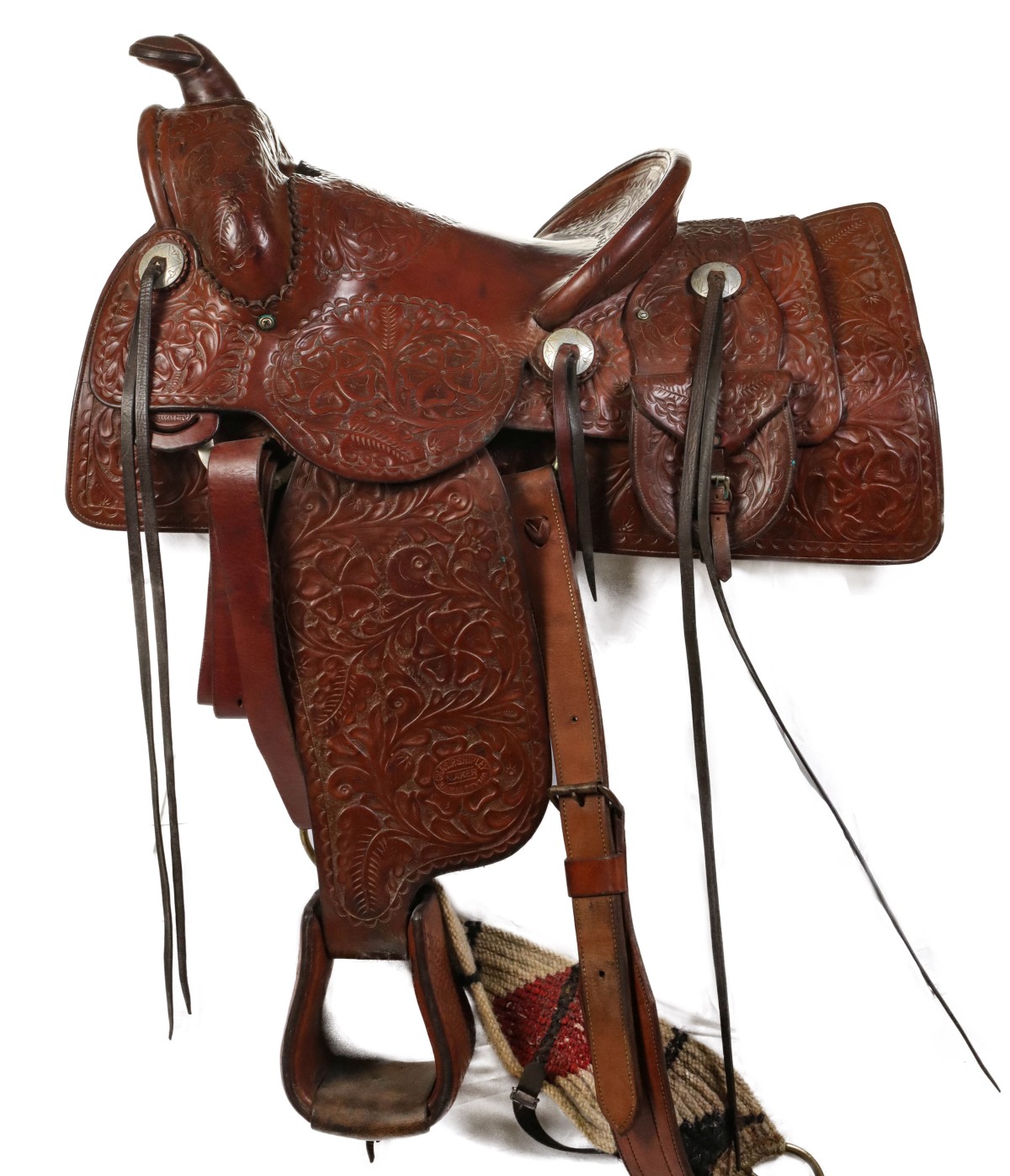 SHIPLEY'S IMPROVED ROPING SADDLE NO. 292 WITH POCKETS