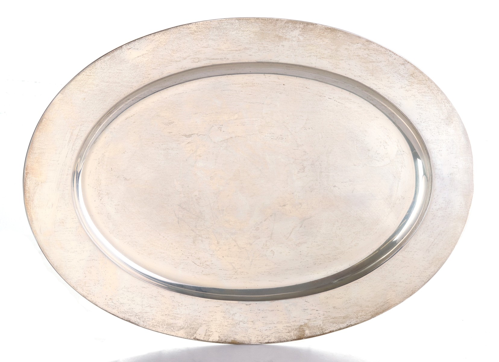 A LARGE DOMINICK AND HAFF STERLING SILVER PLATTER