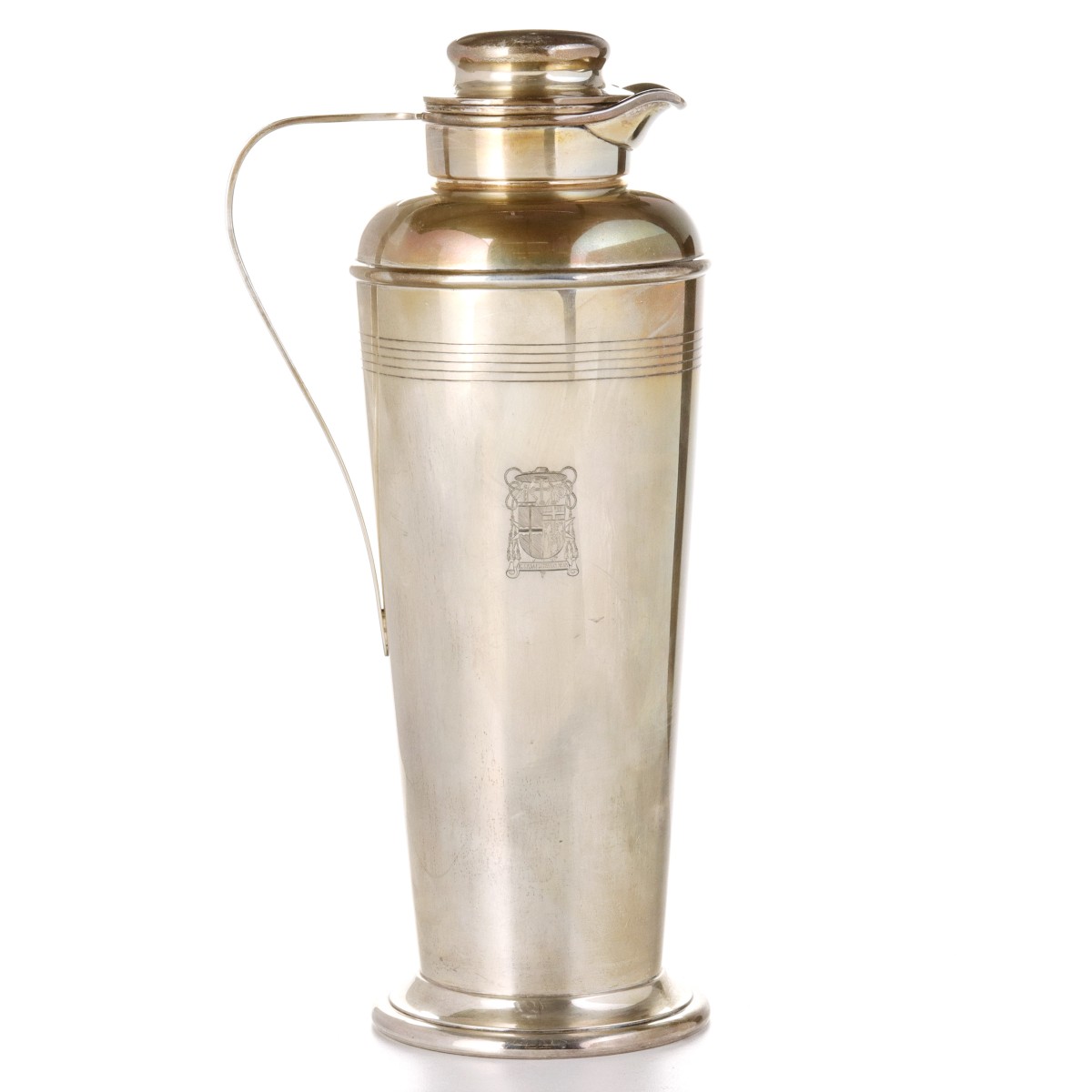 A GORHAM STERLING SILVER COCKTAIL SHAKER CIRCA 1940