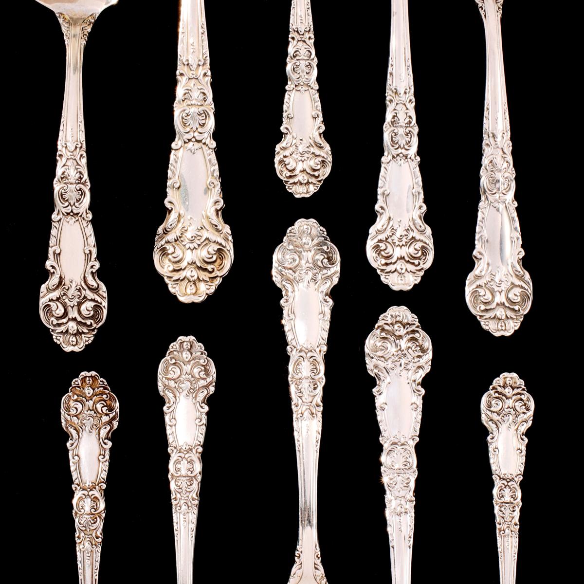 REED & BARTON FRENCH RENAISSANCE STERLING FLATWARE