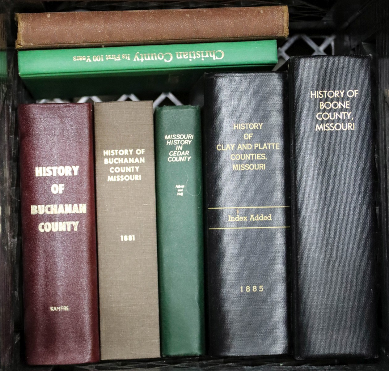 VARIOUS MISSOURI COUNTY HISTORIES BOOK LOT