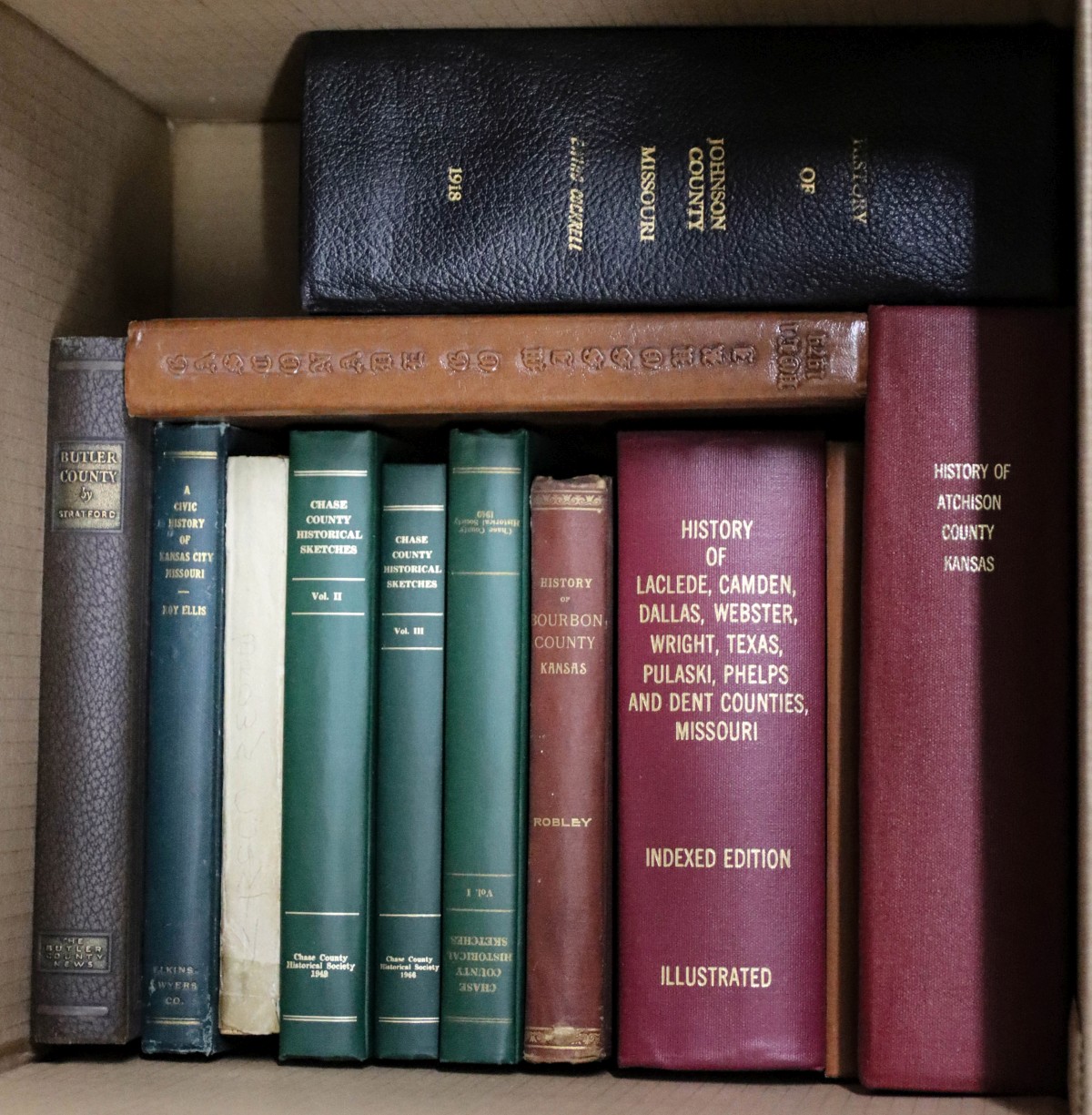 VARIOUS MISSOURI COUNTY HISTORIES BOOK LOT