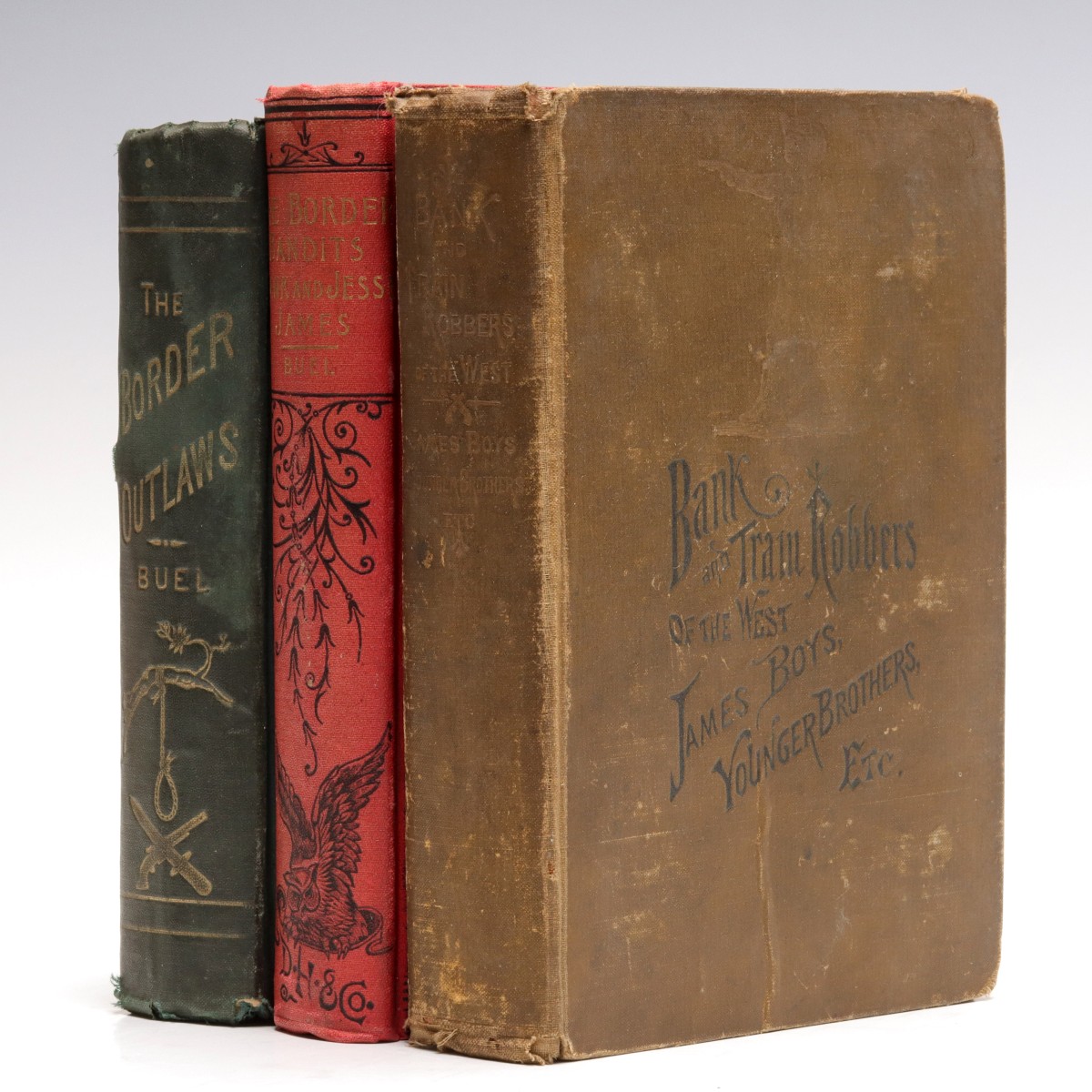 JAMES, OUTLAWS AND BORDER WARS BOOKS LATE 1880s