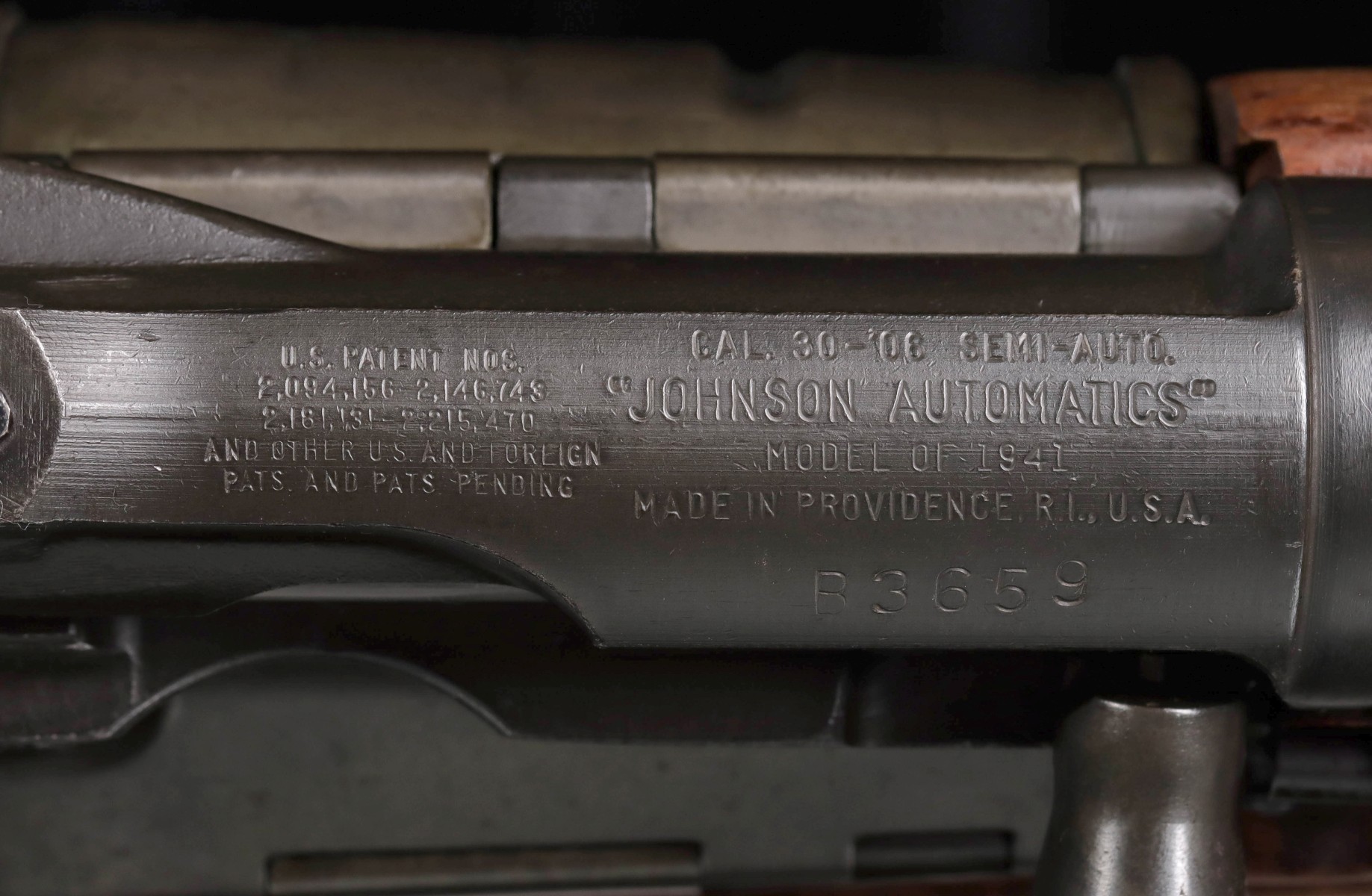 A FINE JOHNSON AUTOMATICS 30-06 M1941 SEMI-AUTO RIFLE