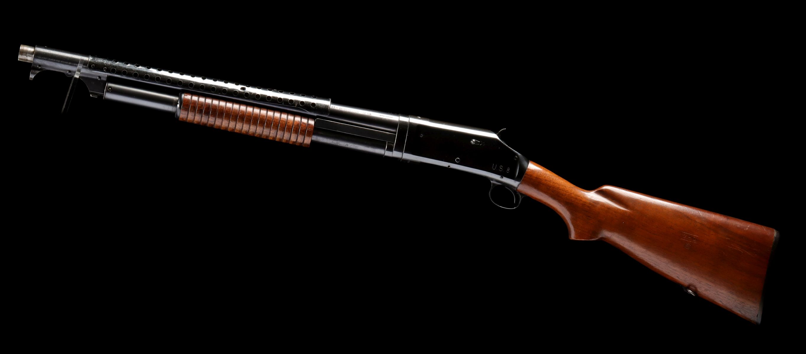 WINCHESTER 12GA M1897 PUMP SHOTGUN WITH MILITARY MARKS