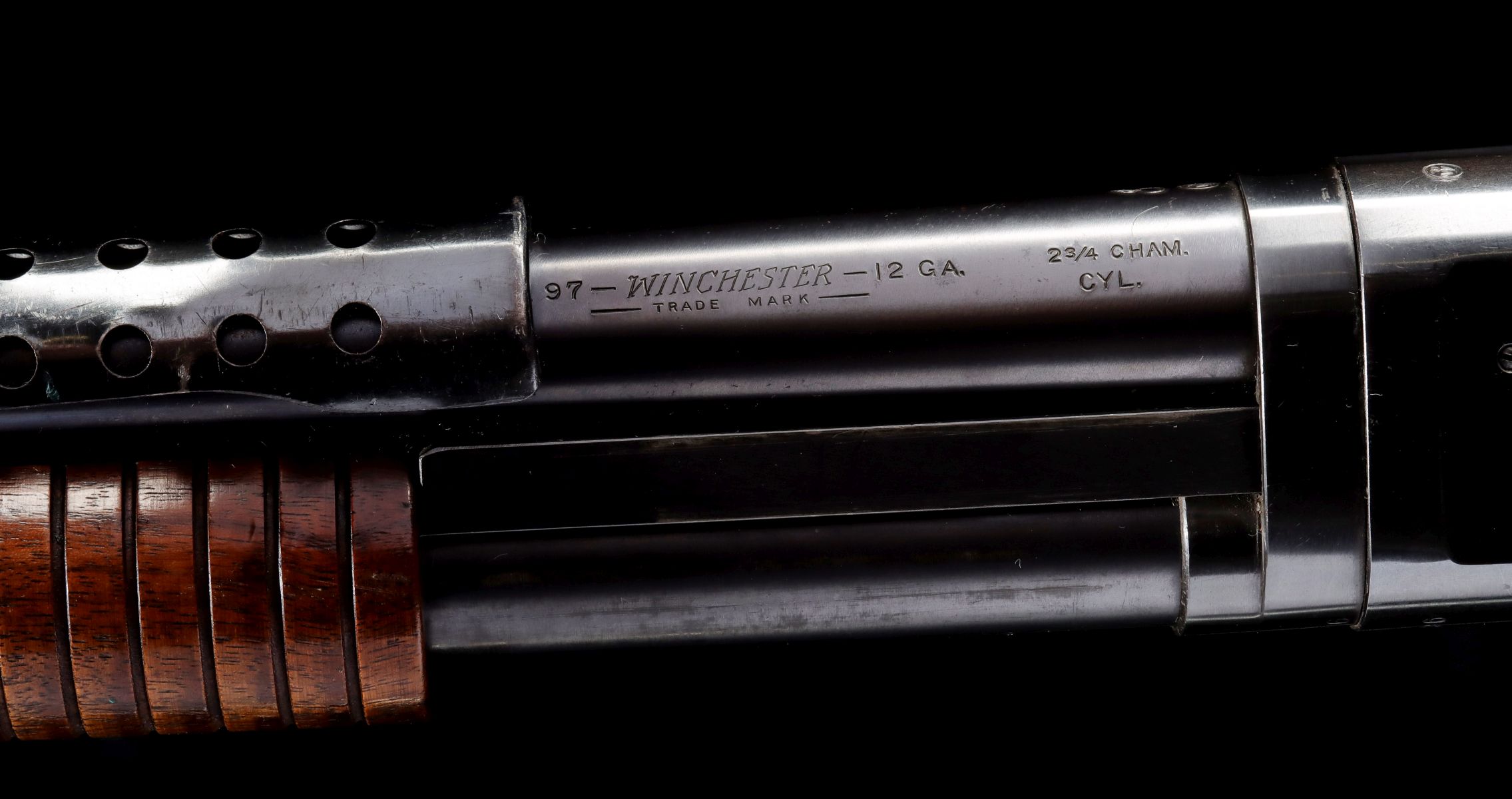 WINCHESTER 12GA M1897 PUMP SHOTGUN WITH MILITARY MARKS