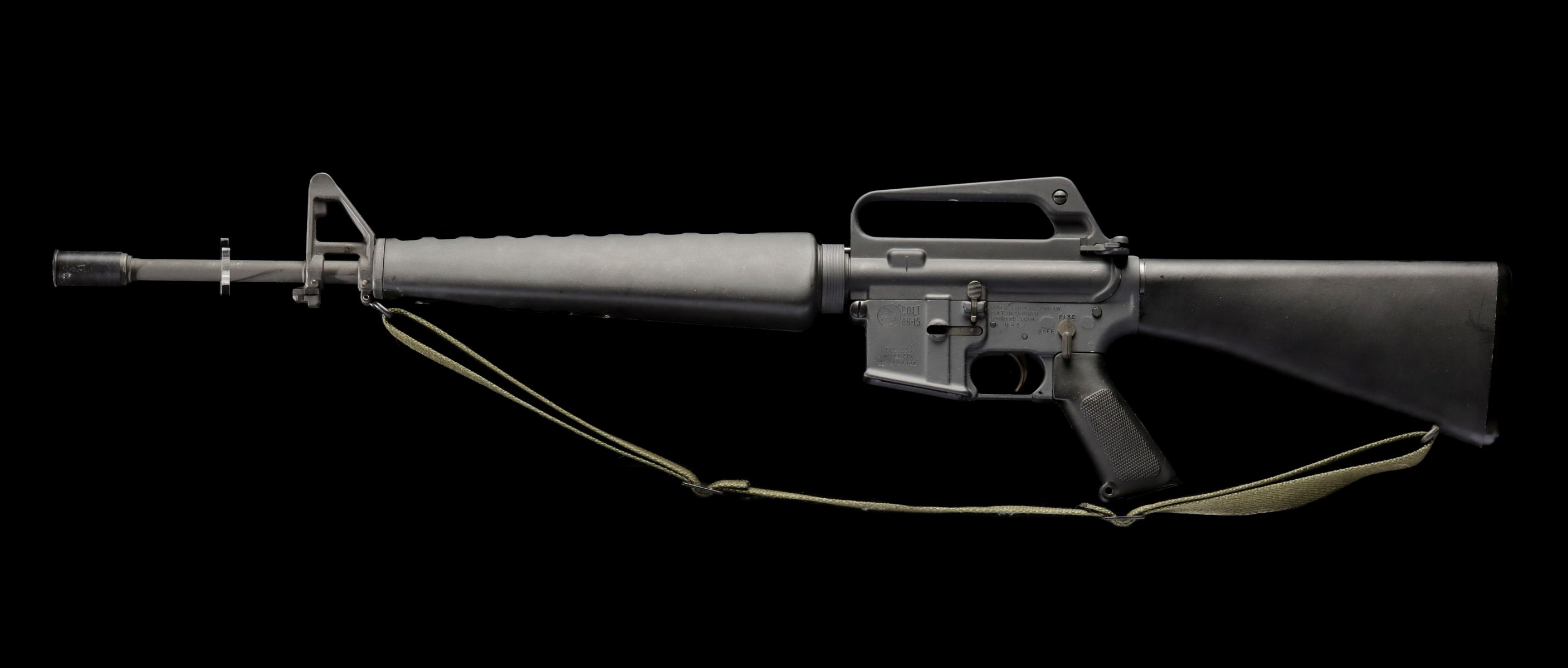 A COLT .223CAL PRE-BAN AR-15 SP1 SPORTER SEMI-AUTO