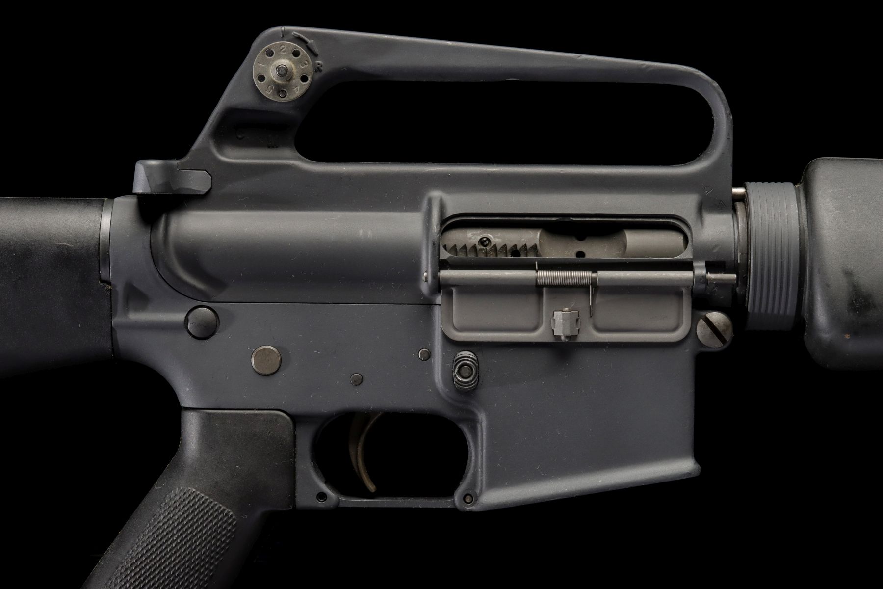 A COLT .223CAL PRE-BAN AR-15 SP1 SPORTER SEMI-AUTO