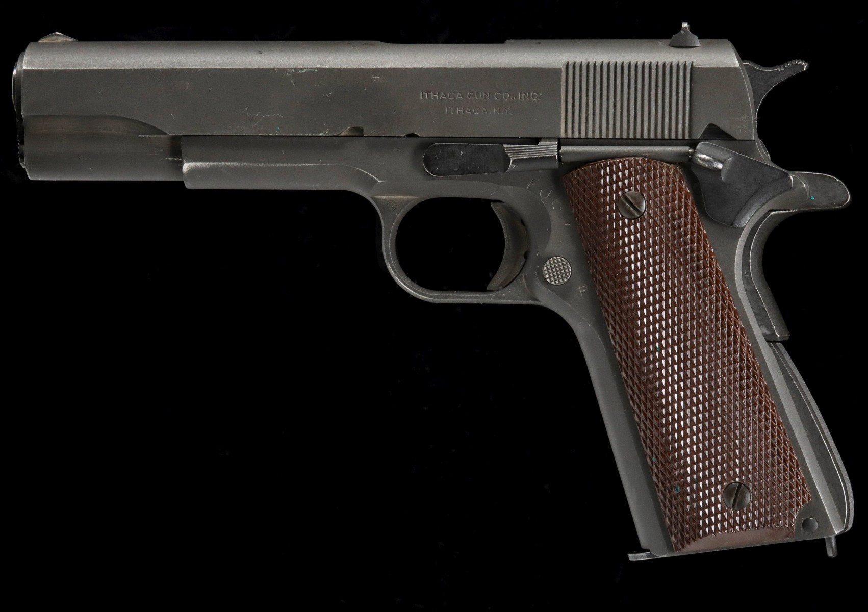 WWII US ARMY ITHACA 45 ACP M1911A1 SEMI-AUTO PISTOL