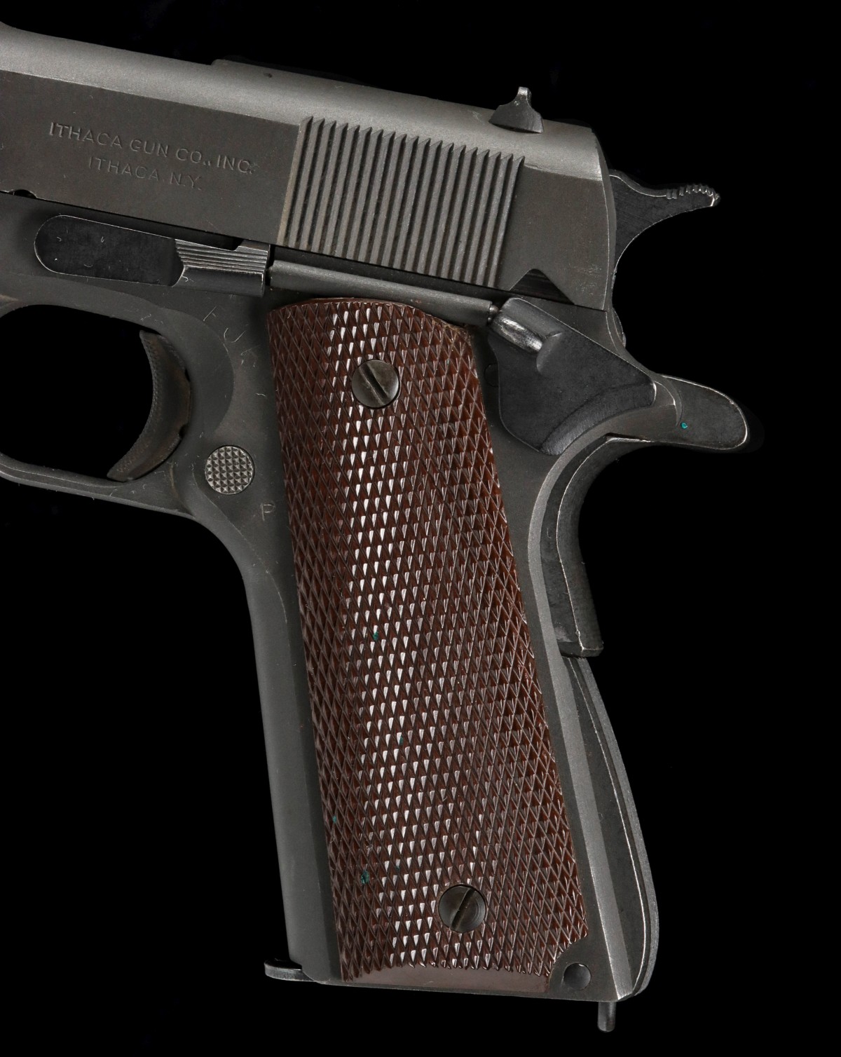 WWII US ARMY ITHACA 45 ACP M1911A1 SEMI-AUTO PISTOL