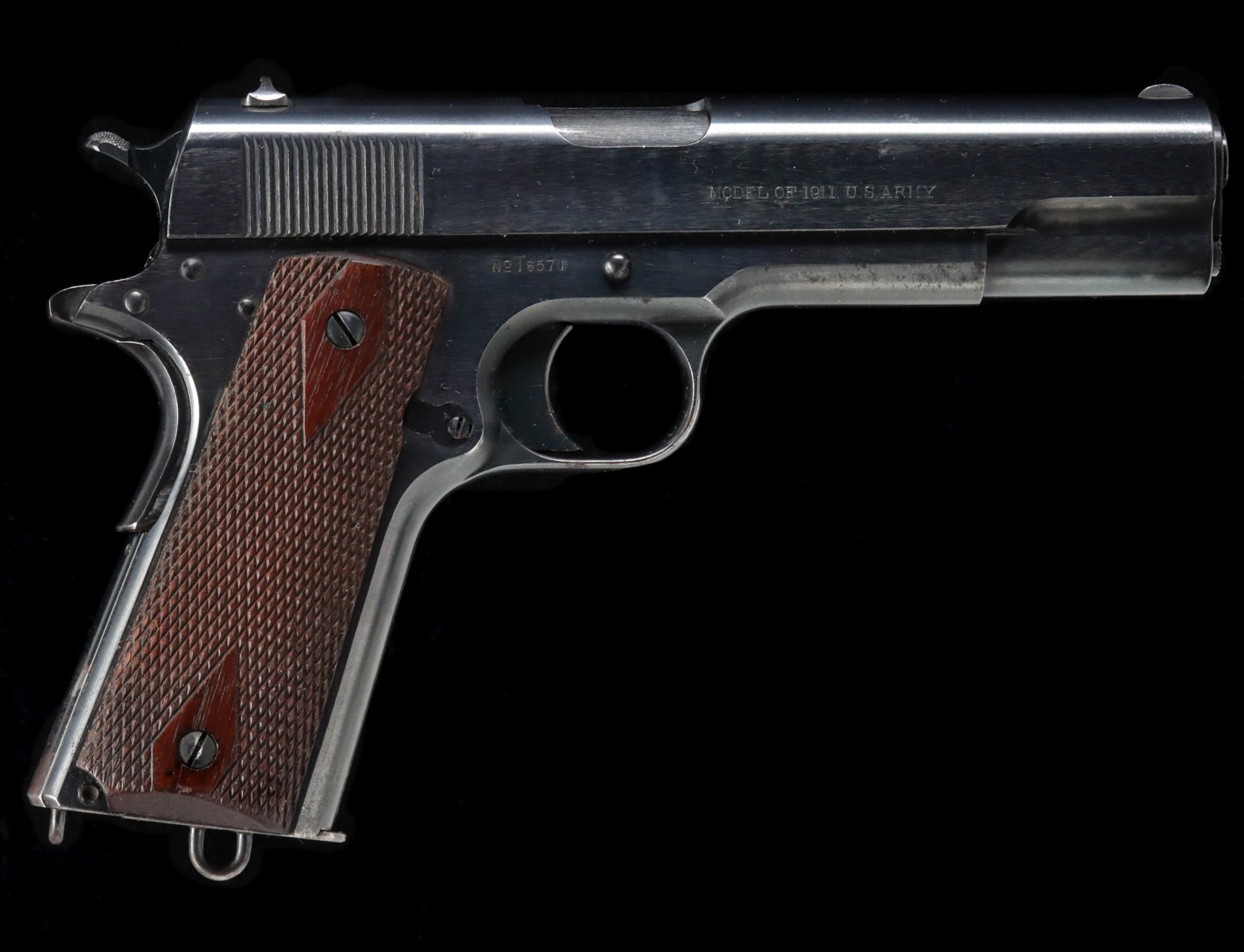 A 1912 COLT 45ACP M1911 SEMI-AUTO PISTOL US PROPERTY