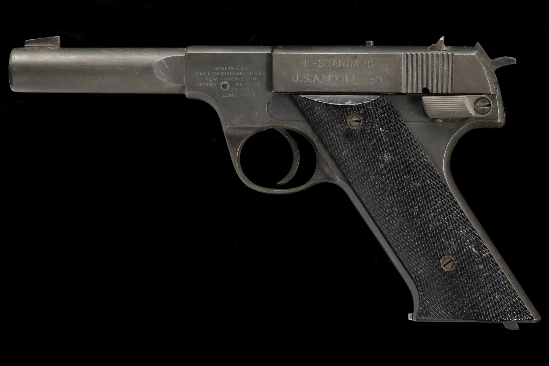 HI-STANDARD .22 MODEL H-D SEMI-AUTO PISTOL US PROPERTY