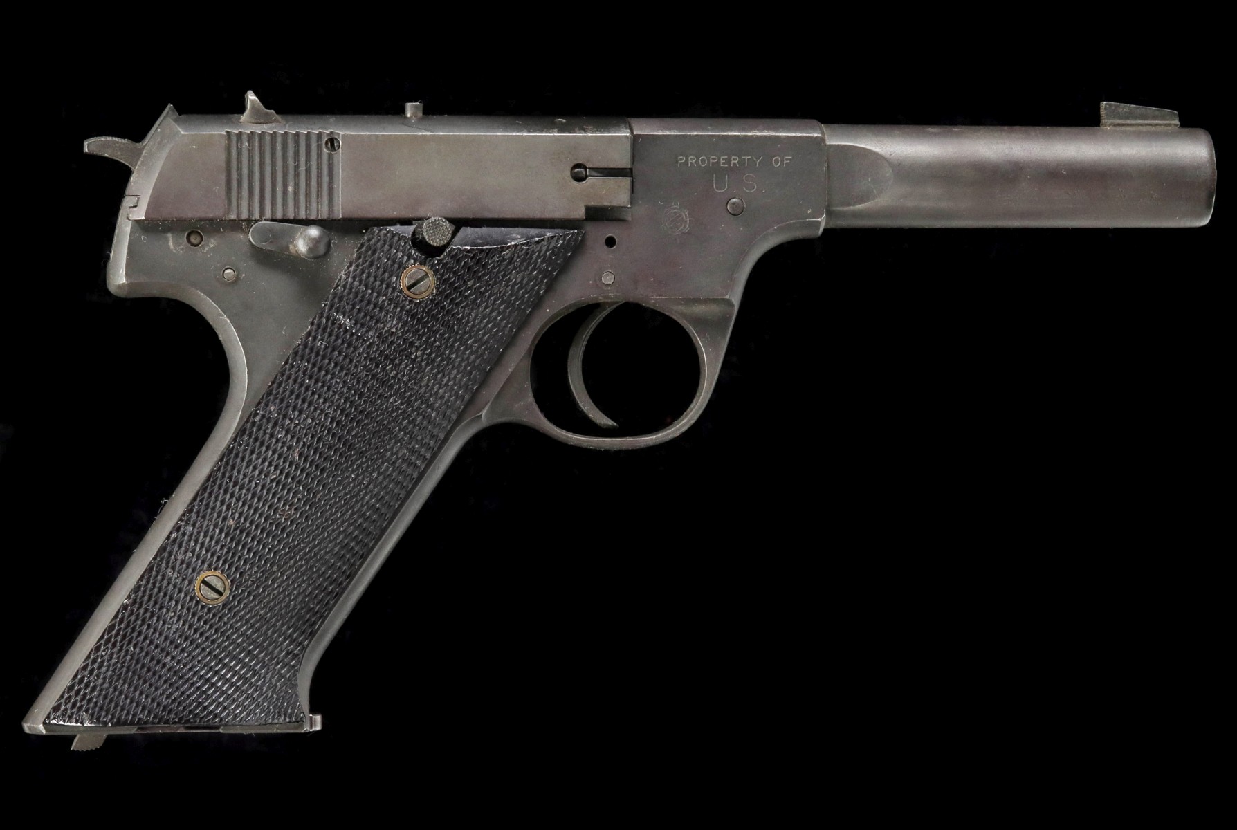 HI-STANDARD .22 MODEL H-D SEMI-AUTO PISTOL US PROPERTY