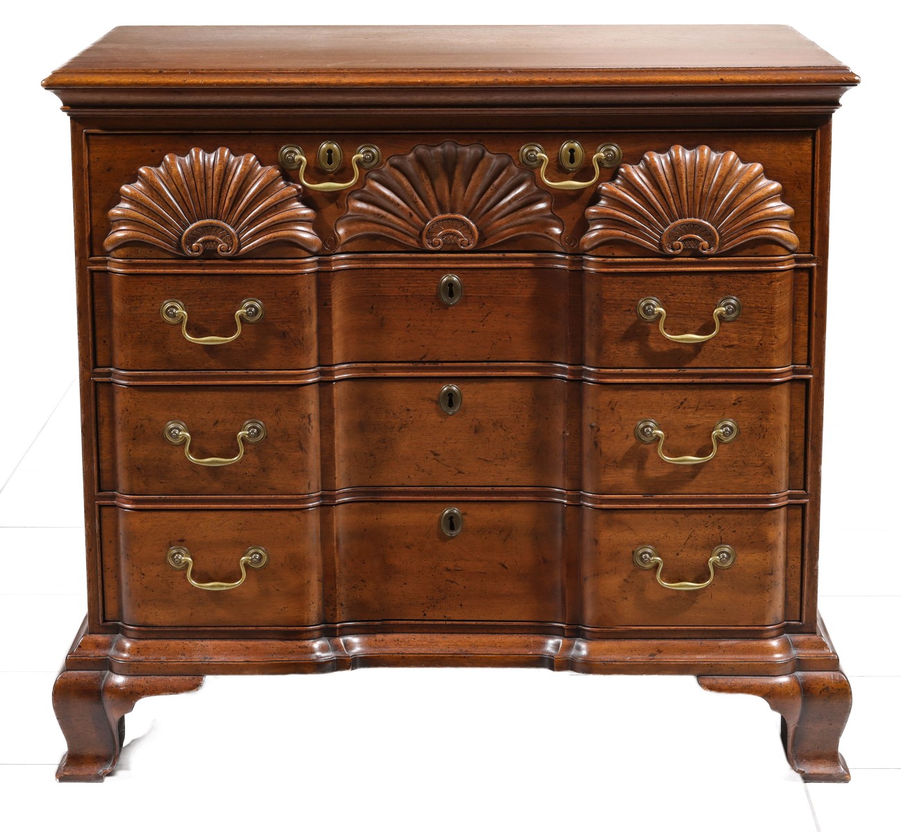 KITTINGER HISTORIC NEWPORT BLOCK FRONT BACHELOR'S CHEST