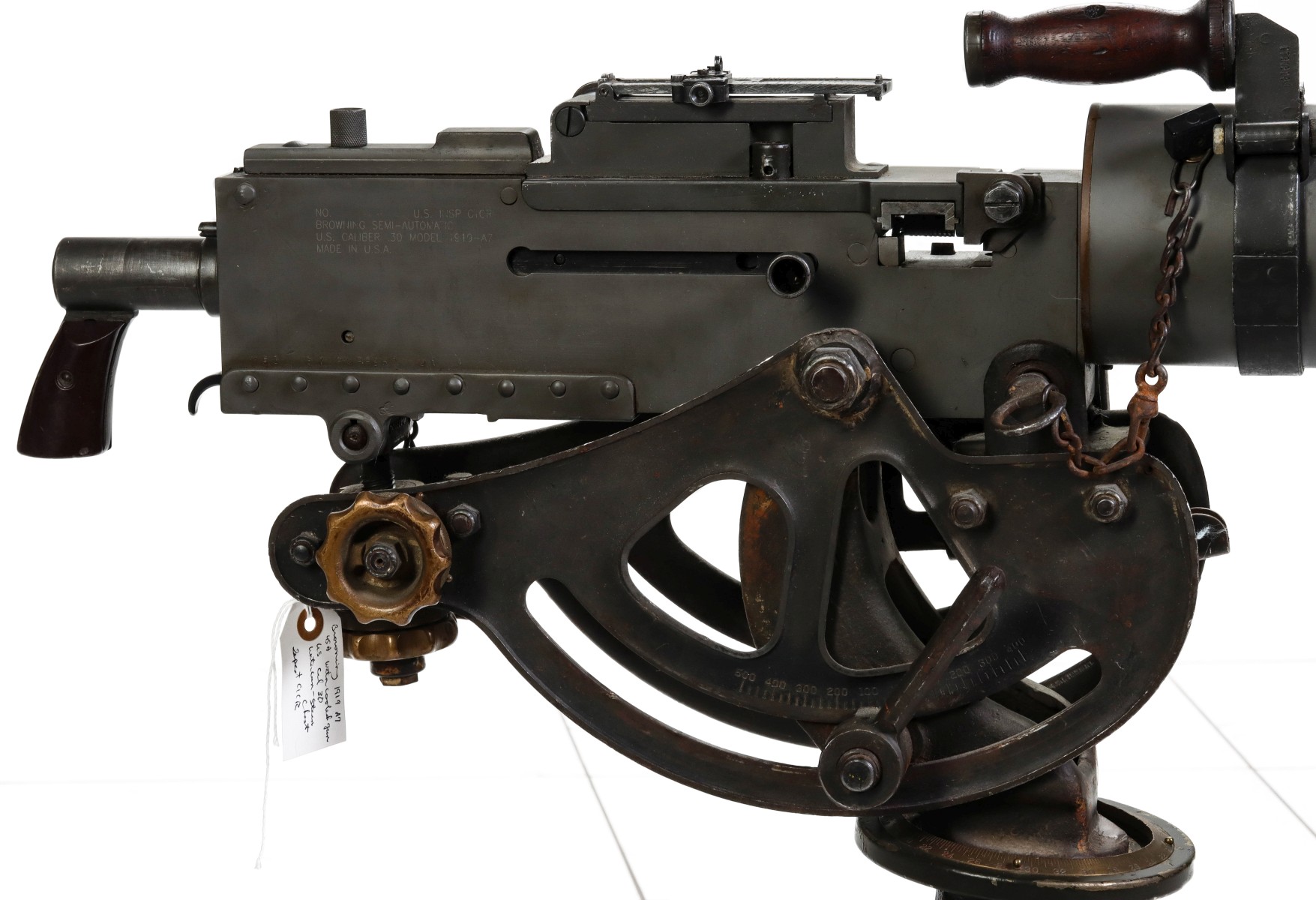 BROWNING .30CAL WATER COOLED 1919A7 WITH TRIPOD