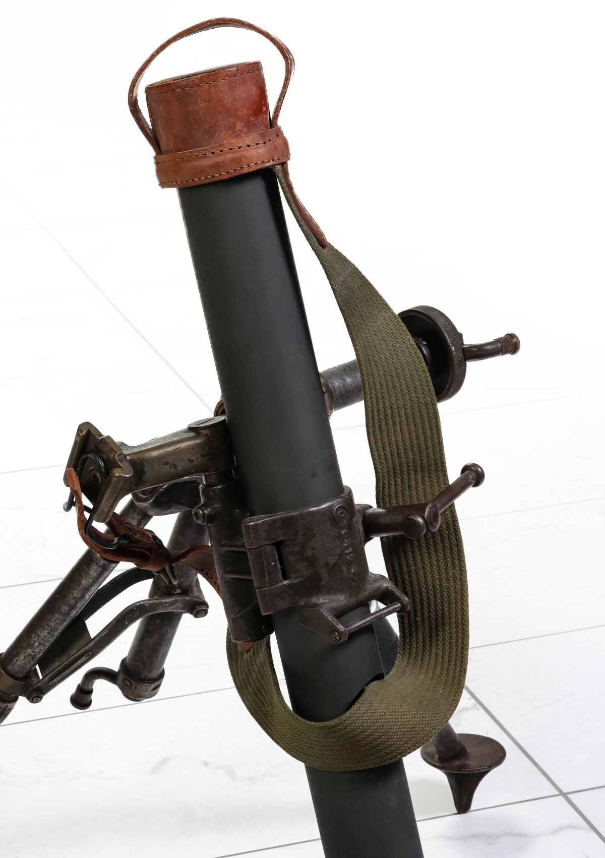 DEMILLED BRANDT M5 60MM MORTAR WITH MOUNT AND SIGHT