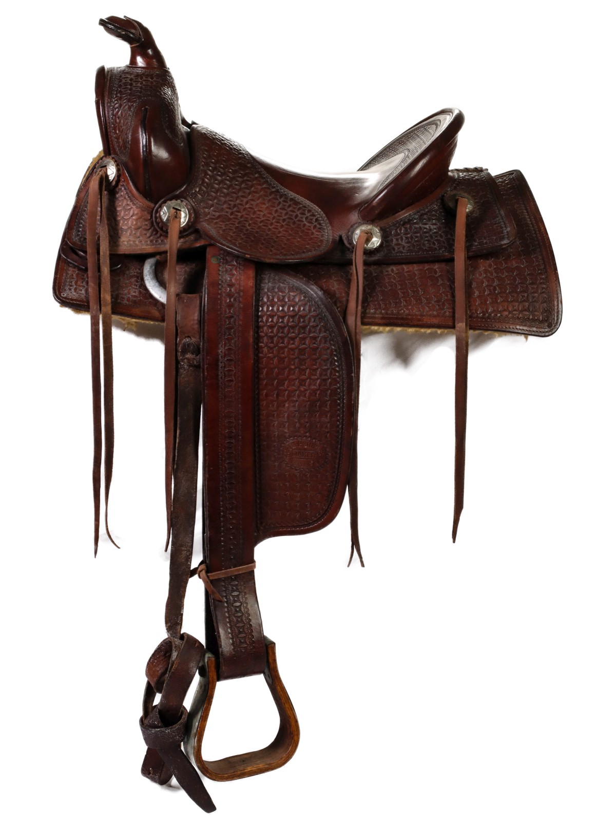 A 13-INCH SHIPLEY'S NO. 151 BOY'S ROPING SADDLE