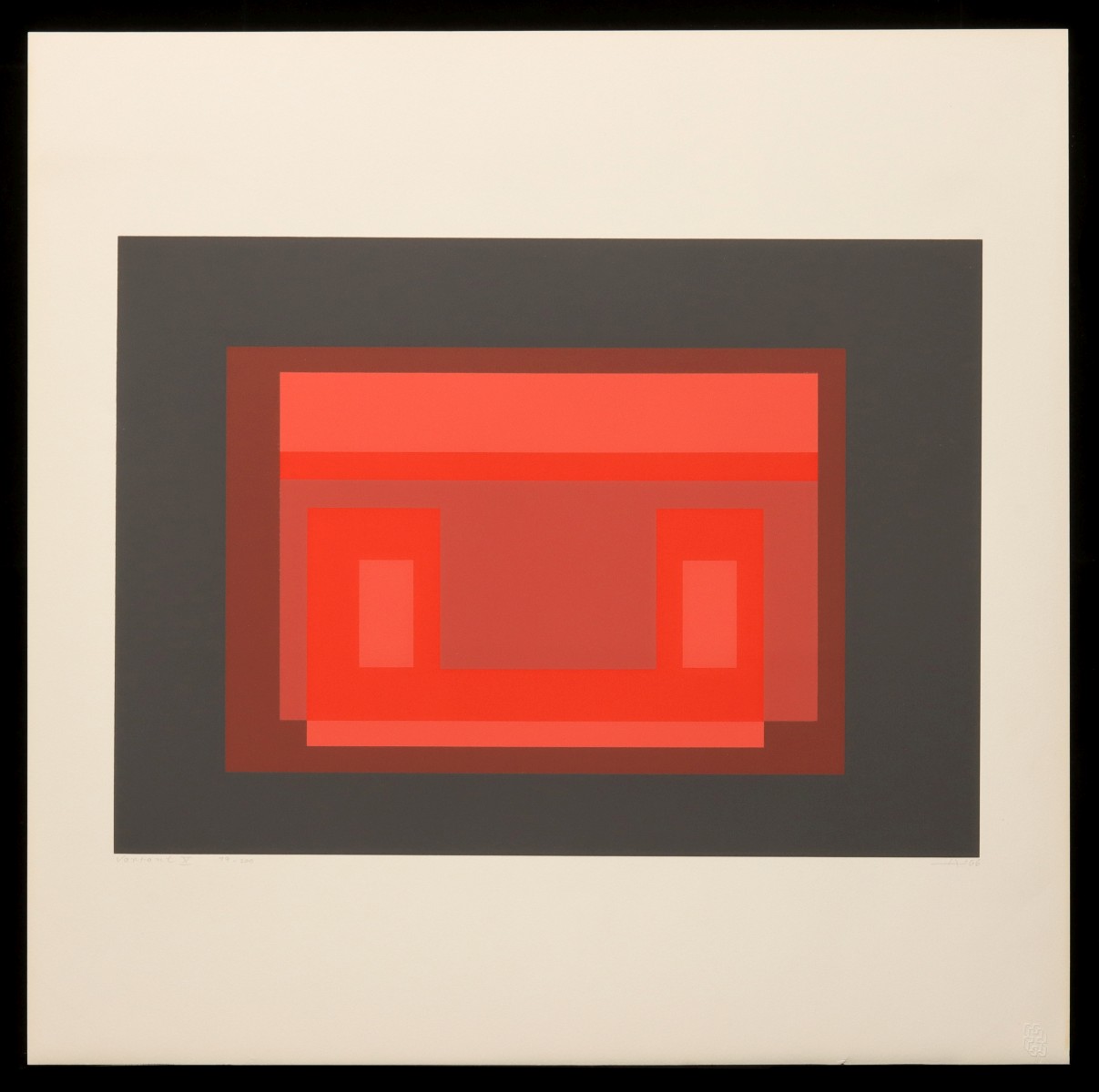 JOSEF ALBERS (1888-1976) PENCIL SIGNED SCREEN PRINT