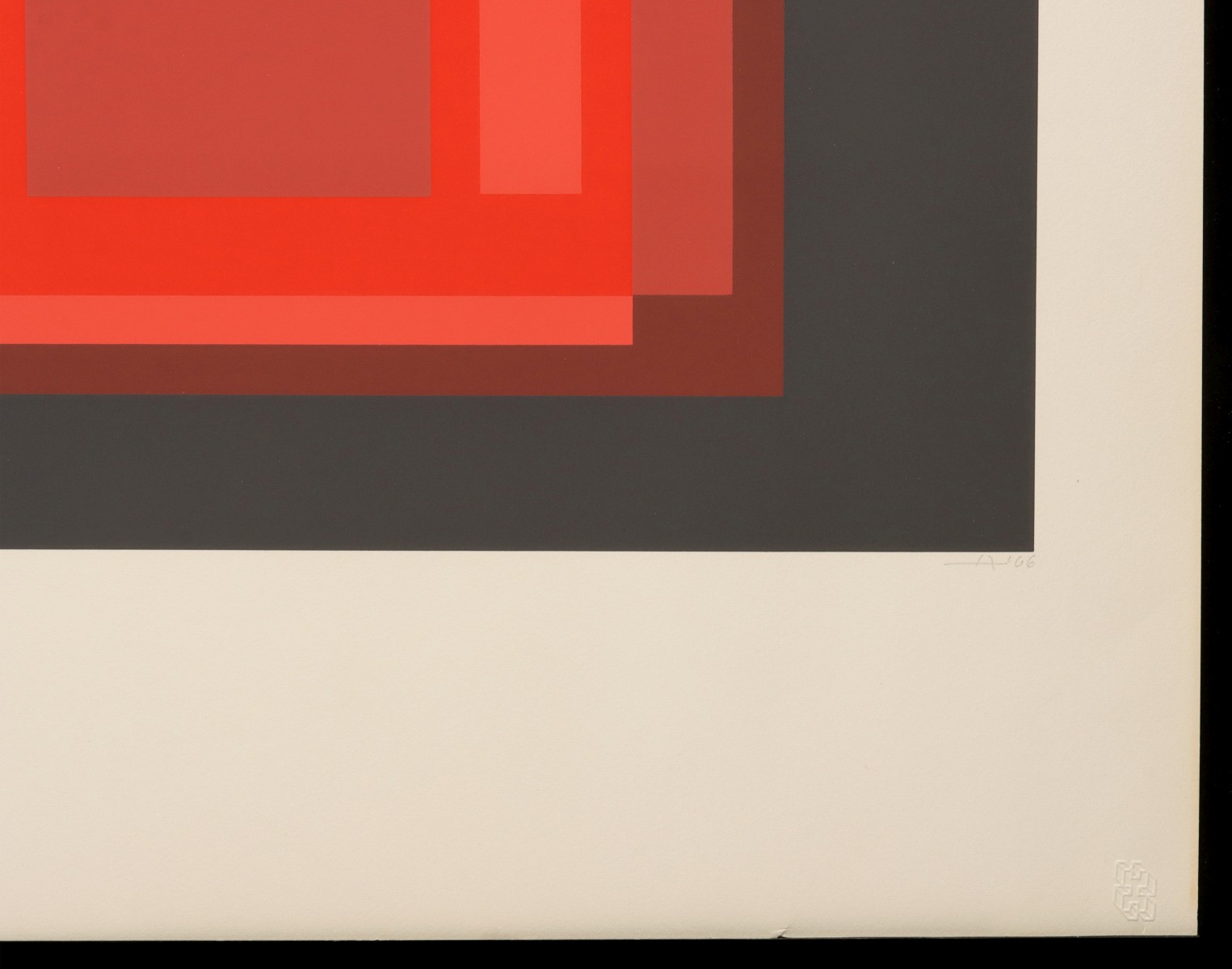 JOSEF ALBERS (1888-1976) PENCIL SIGNED SCREEN PRINT