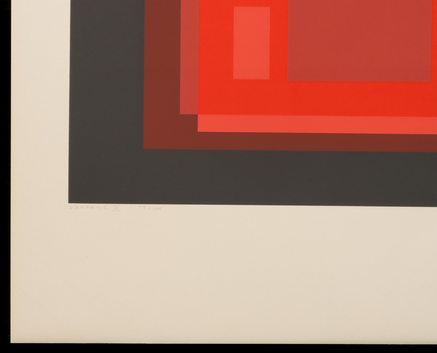 JOSEF ALBERS (1888-1976) PENCIL SIGNED SCREEN PRINT