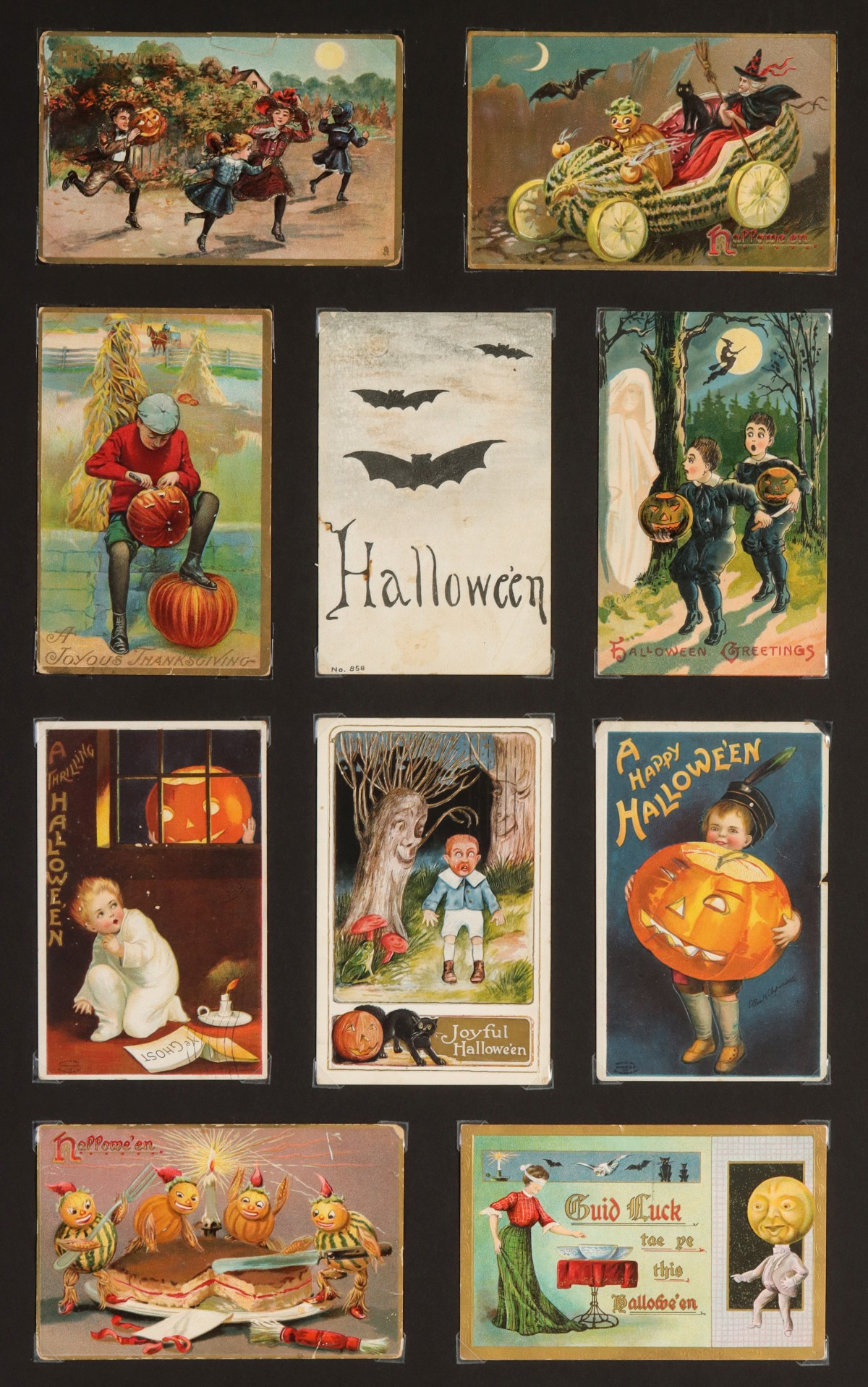 CLAPSADDLE, E. C. BANKS AND OTHER HALLOWEEN POST CARDS