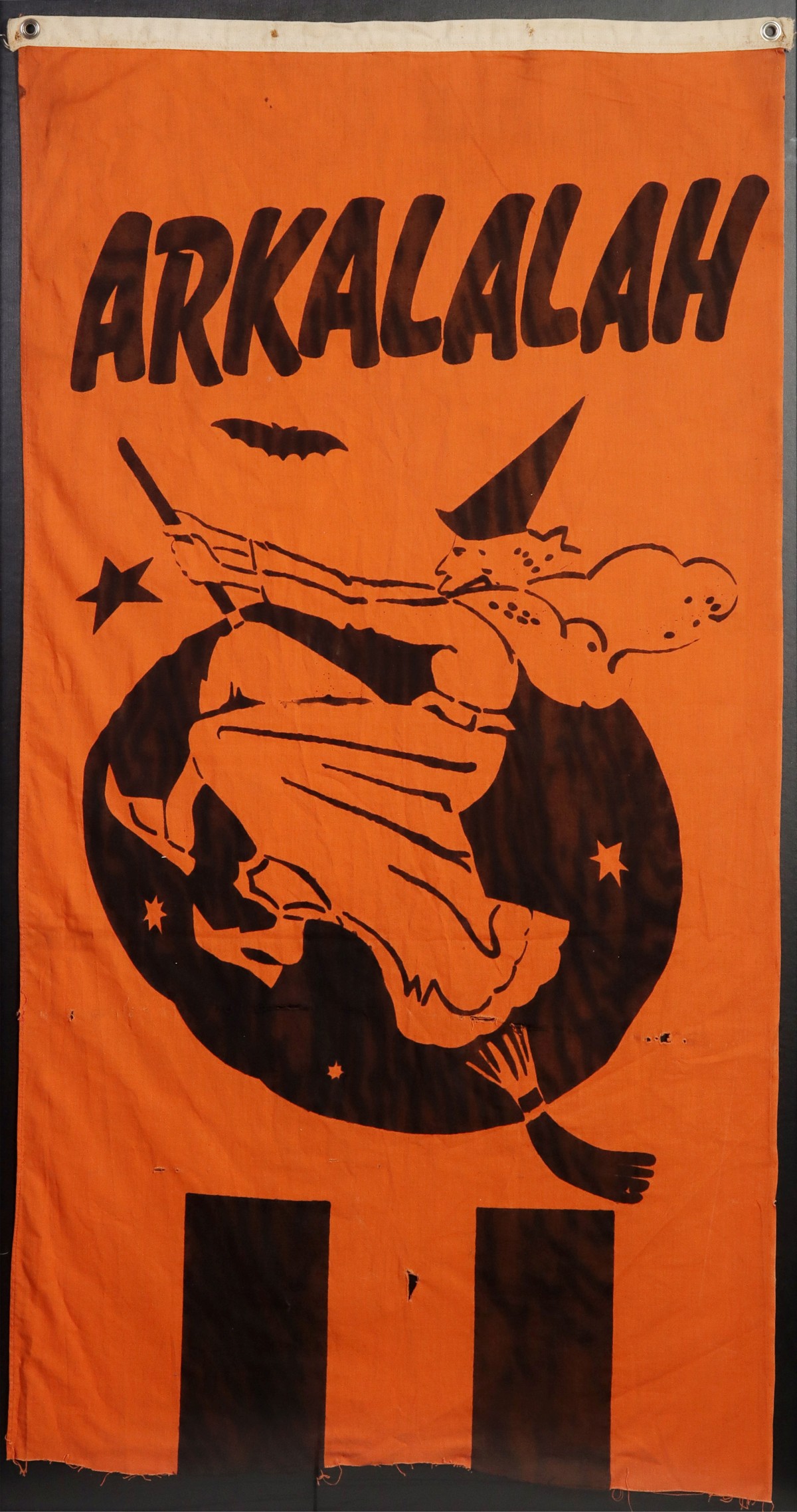 ARKANSAS CITY, KANSAS ARKALALAH BANNER WITH WITCH