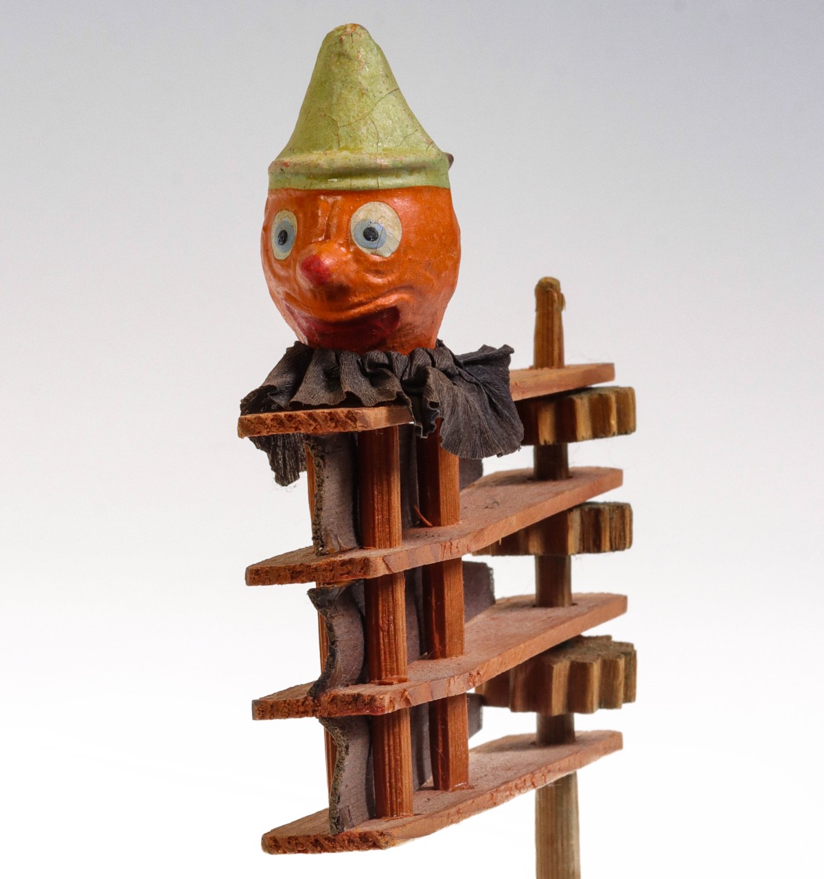 NOISEMAKER MARKED GERMANY WITH COMPOSITION JACK LANTERN